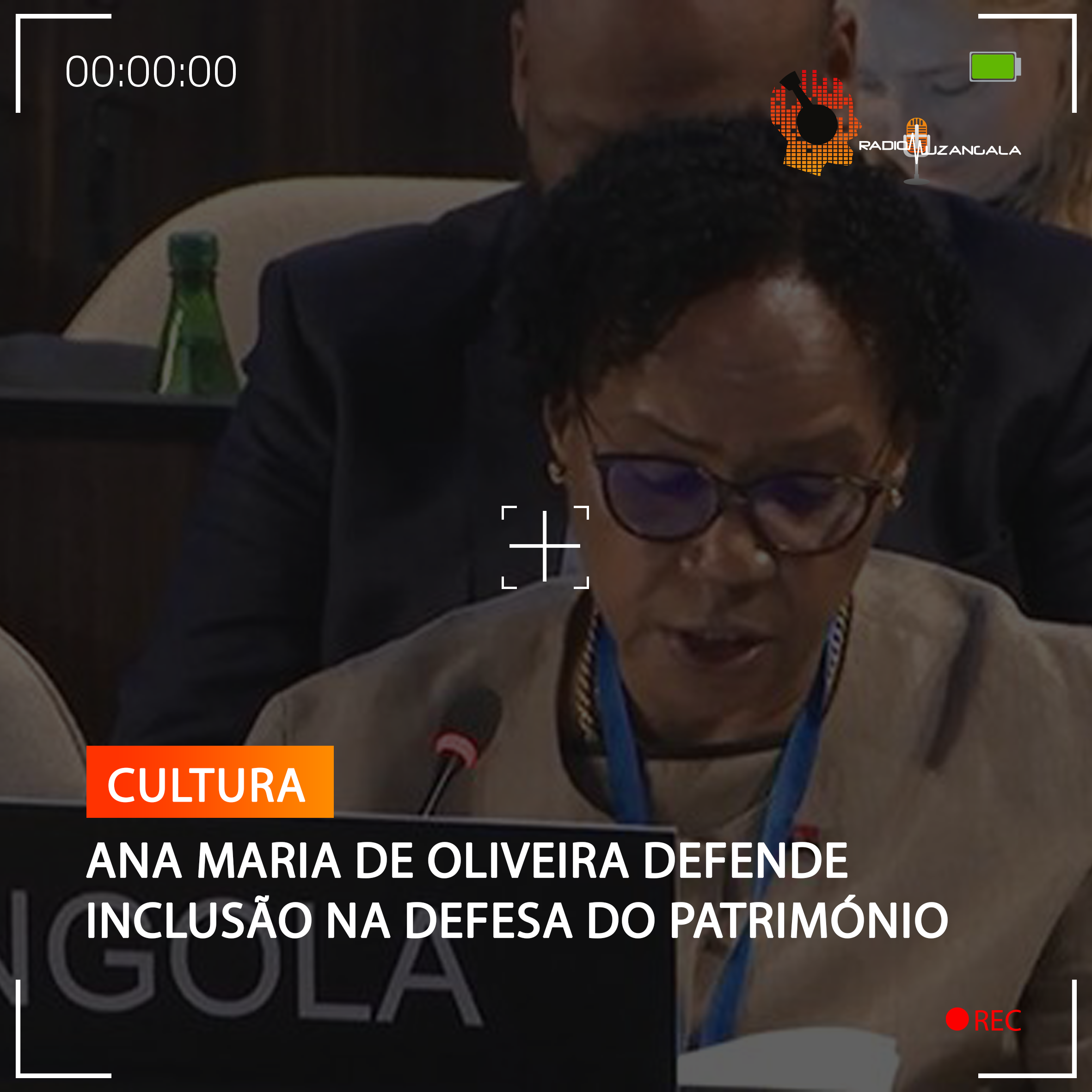  ANA MARIA DE OLIVEIRA DEFENDE INCLUSÃO NA DEFESA DO PATRIMÓNIO