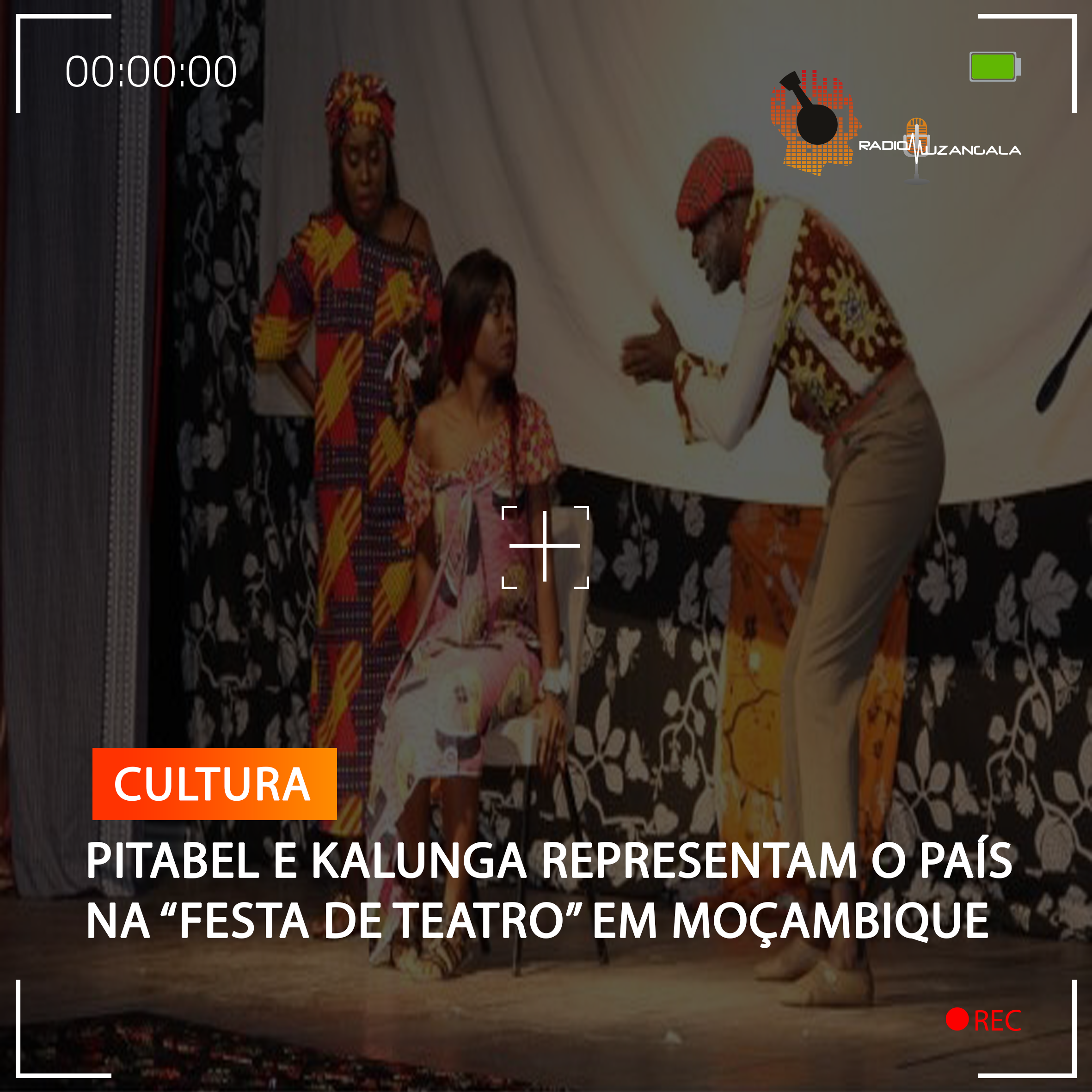  Pitabel e Kalunga representam o país na “Festa de Teatro” em Moçambique
