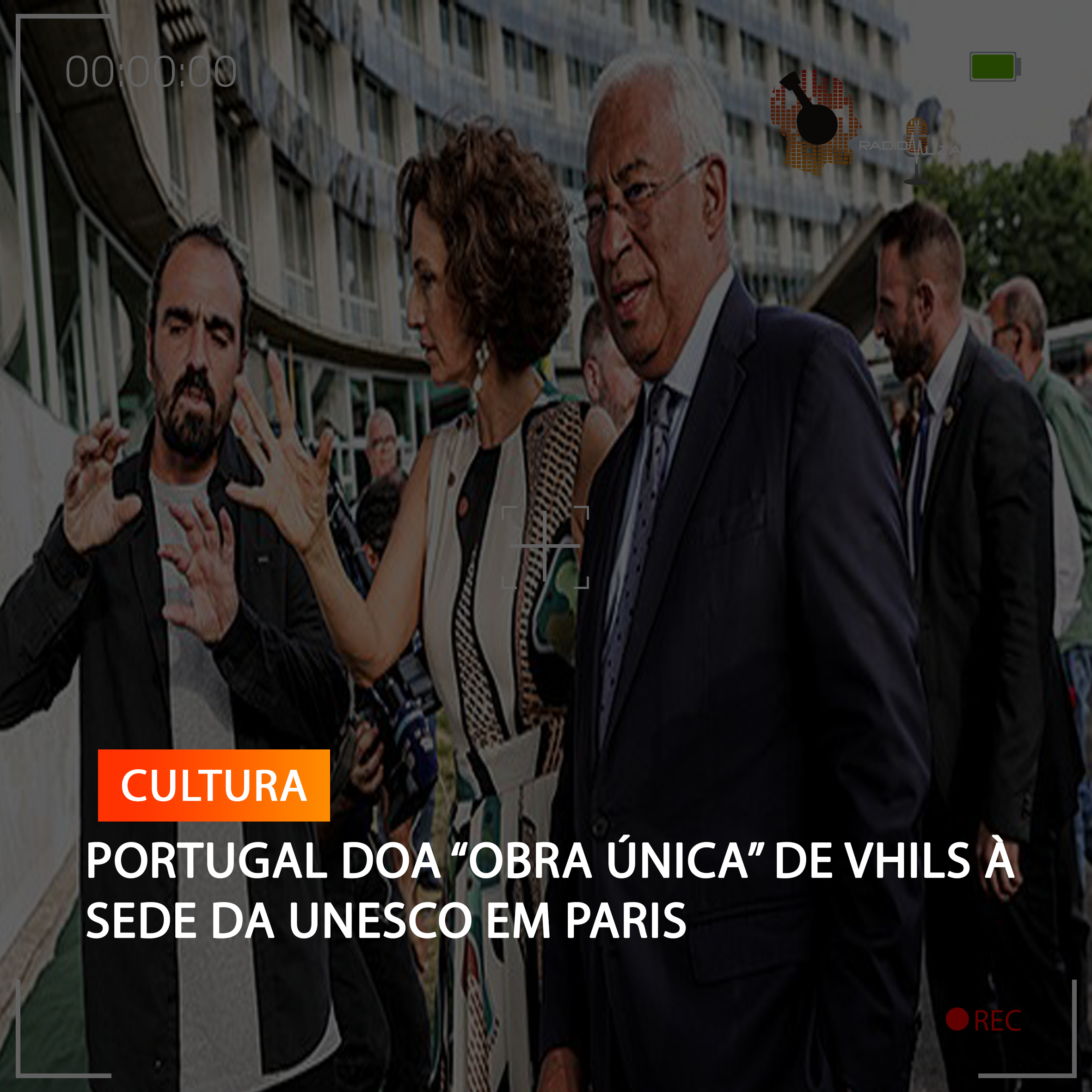 PORTUGAL DOA “OBRA ÚNICA” DE VHILS À SEDE DA UNESCO EM PARIS