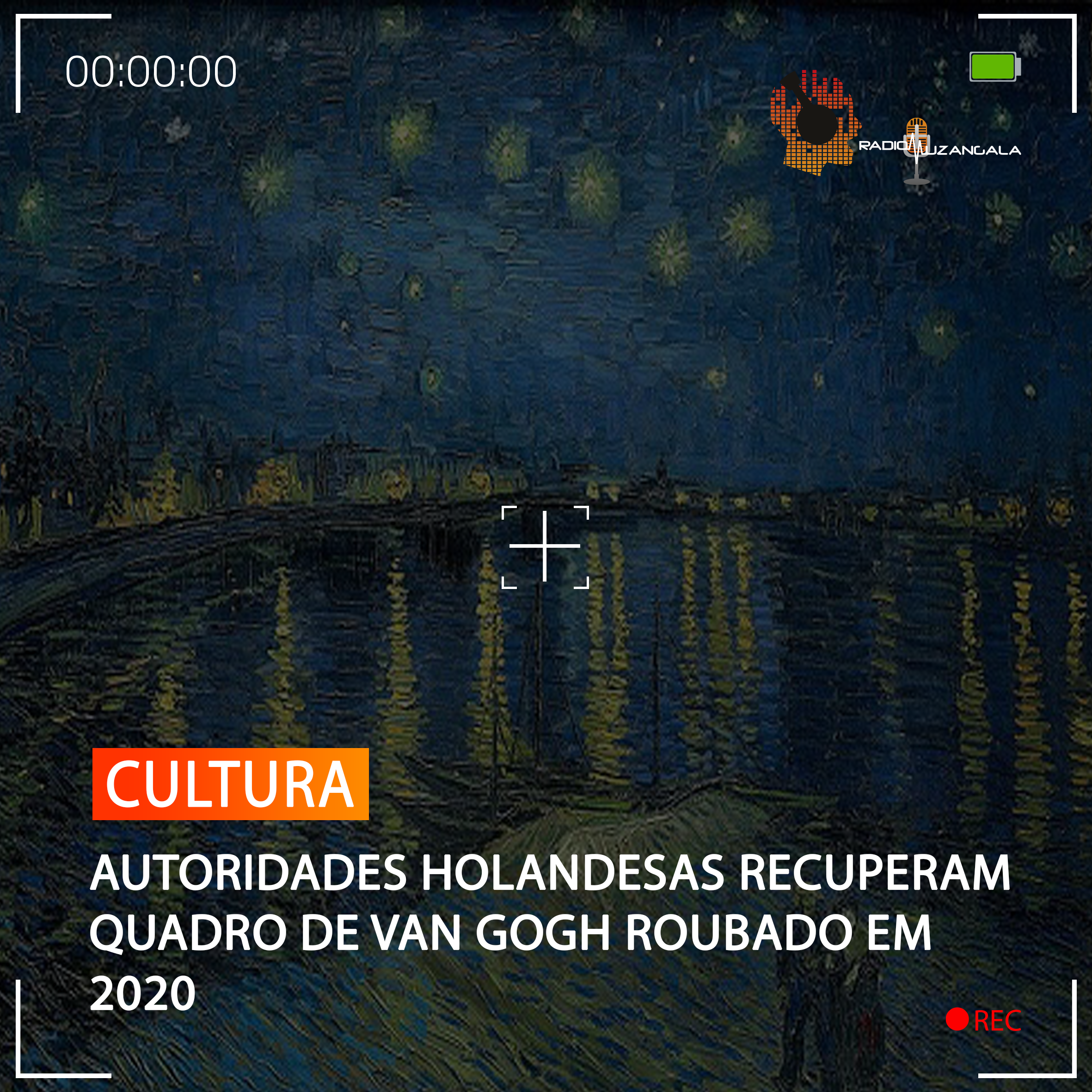  AUTORIDADES HOLANDESAS RECUPERAM QUADRO DE VAN GOGH ROUBADO EM 2020