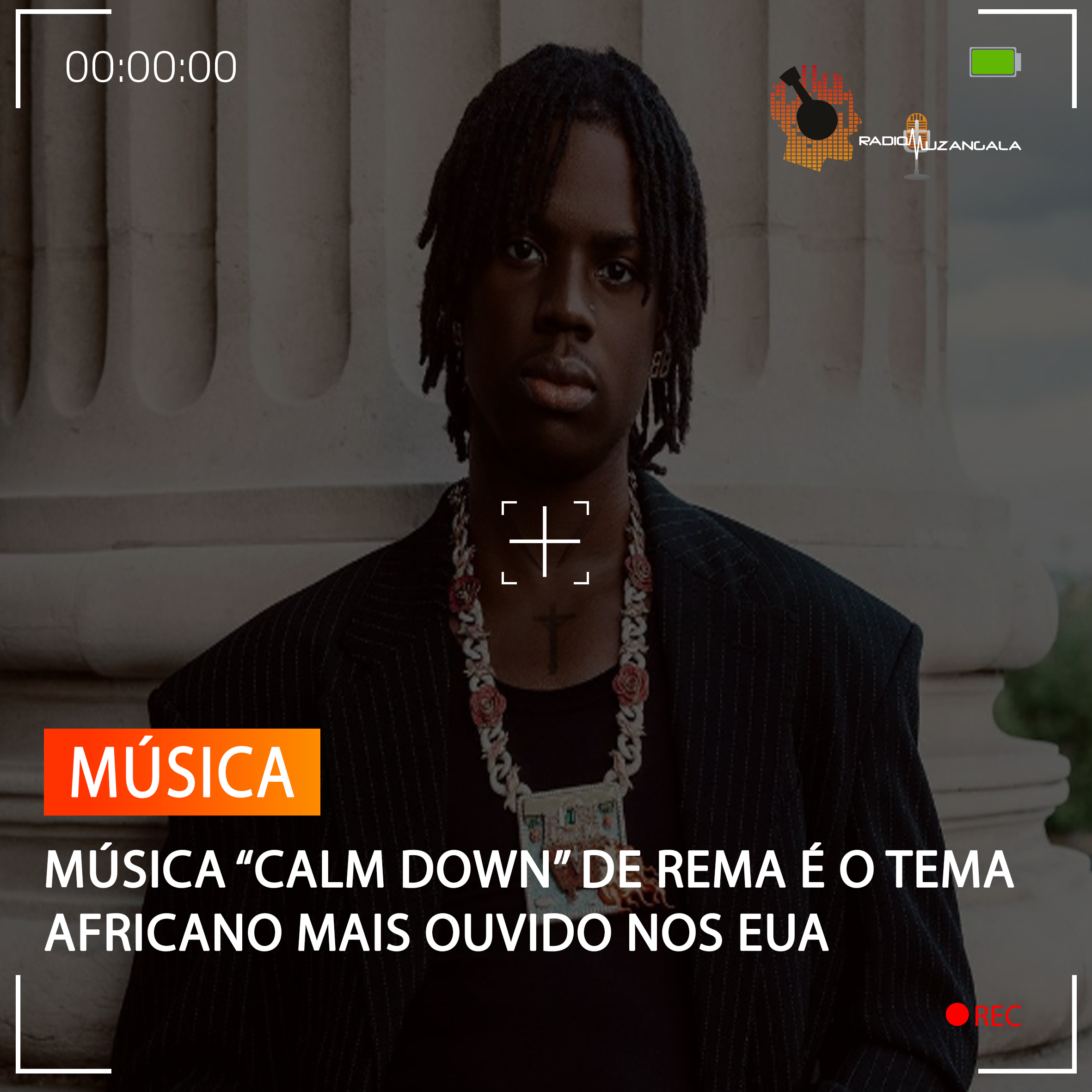  MÚSICA “CALM DOWN” DE REMA É O TEMA AFRICANO MAIS OUVIDO NOS EUA