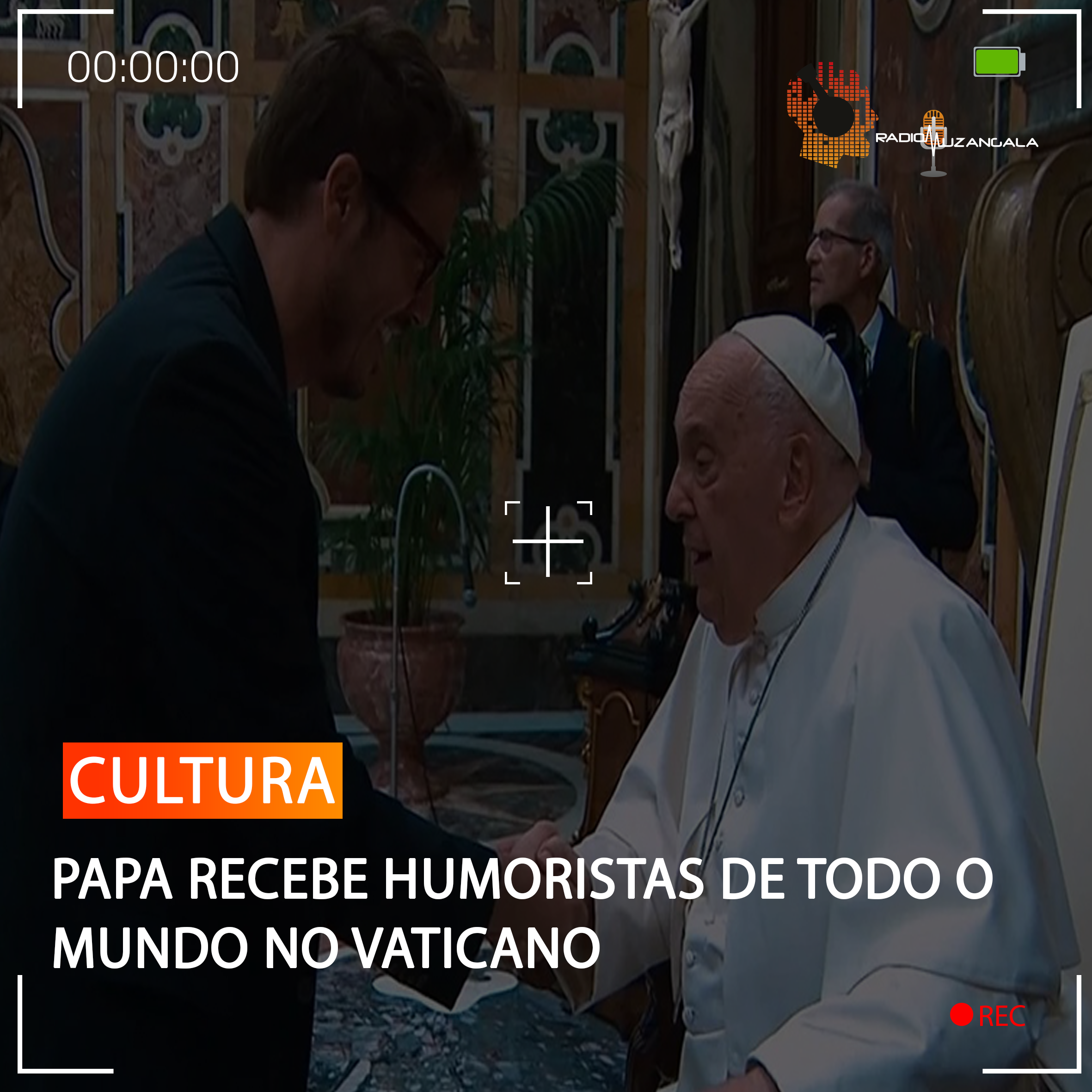  PAPA RECEBE HUMORISTAS DE TODO O MUNDO NO VATICANO