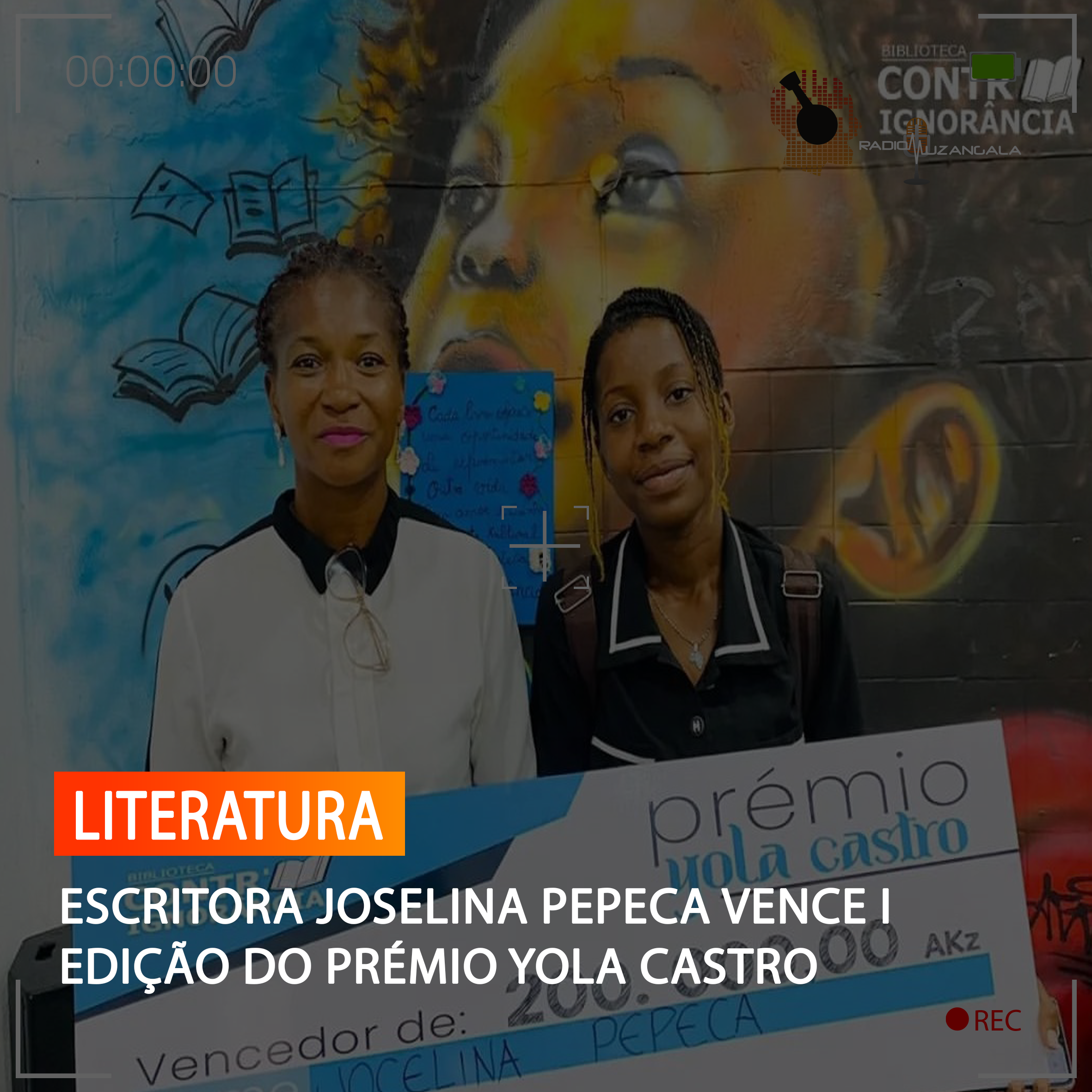  ESCRITORA JOSELINA PEPECA VENCE I EDIÇÃO DO PRÉMIO YOLA CASTRO