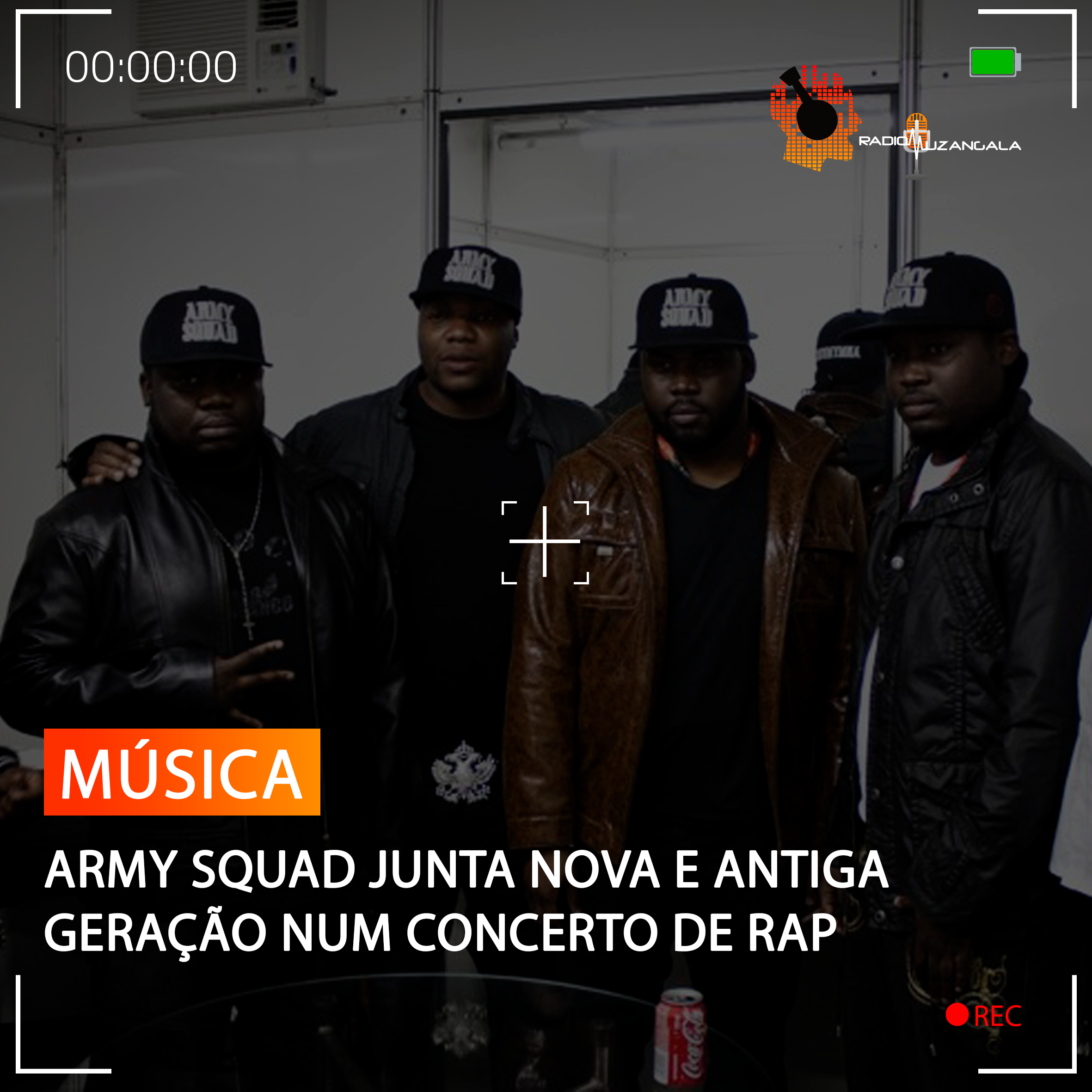  ARMY SQUAD JUNTA NOVA E ANTIGA GERAÇÃO NUM CONCERTO DE RAP