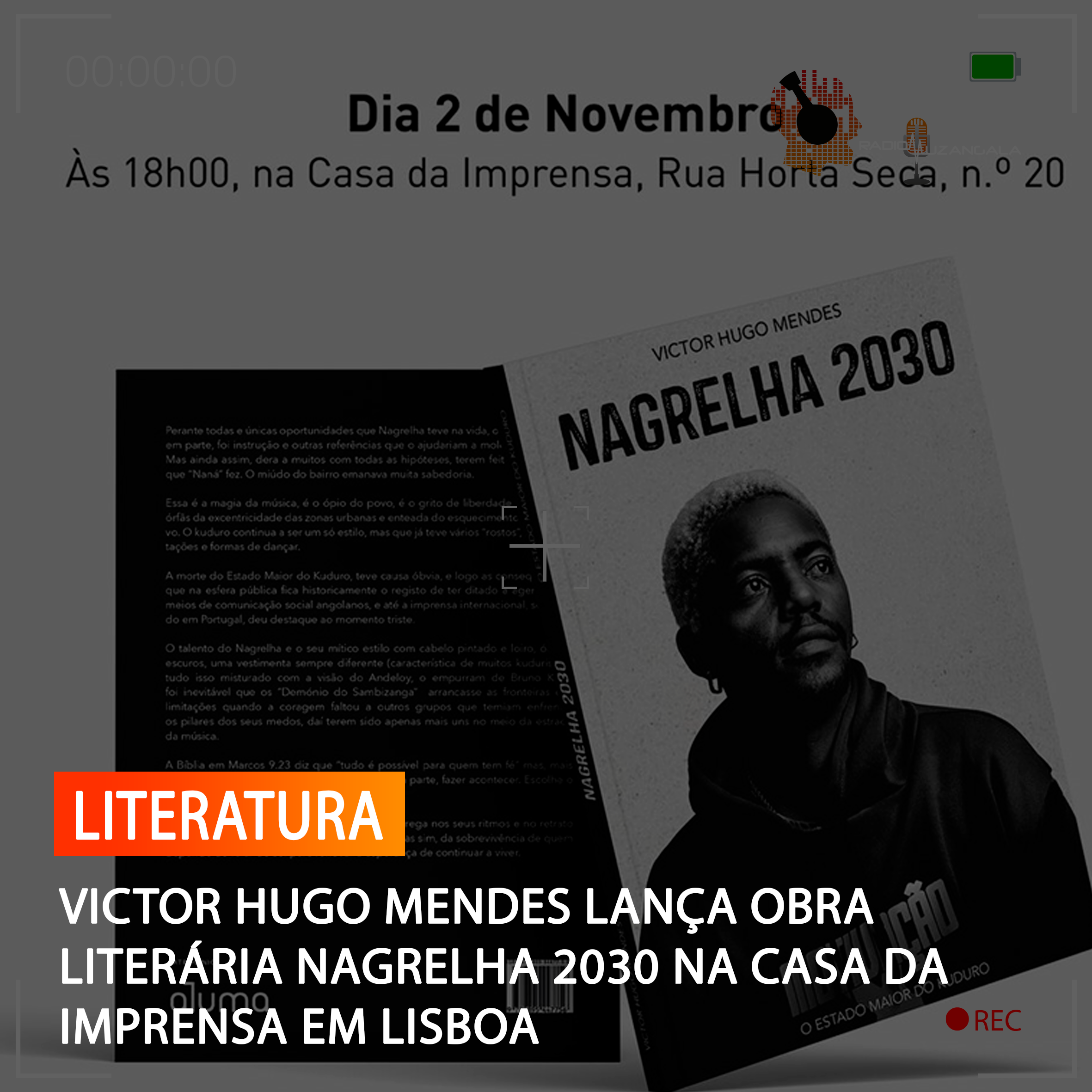  VICTOR HUGO MENDES PREPARA OBRA LITERÁRIA “NAGRELHA 2030”