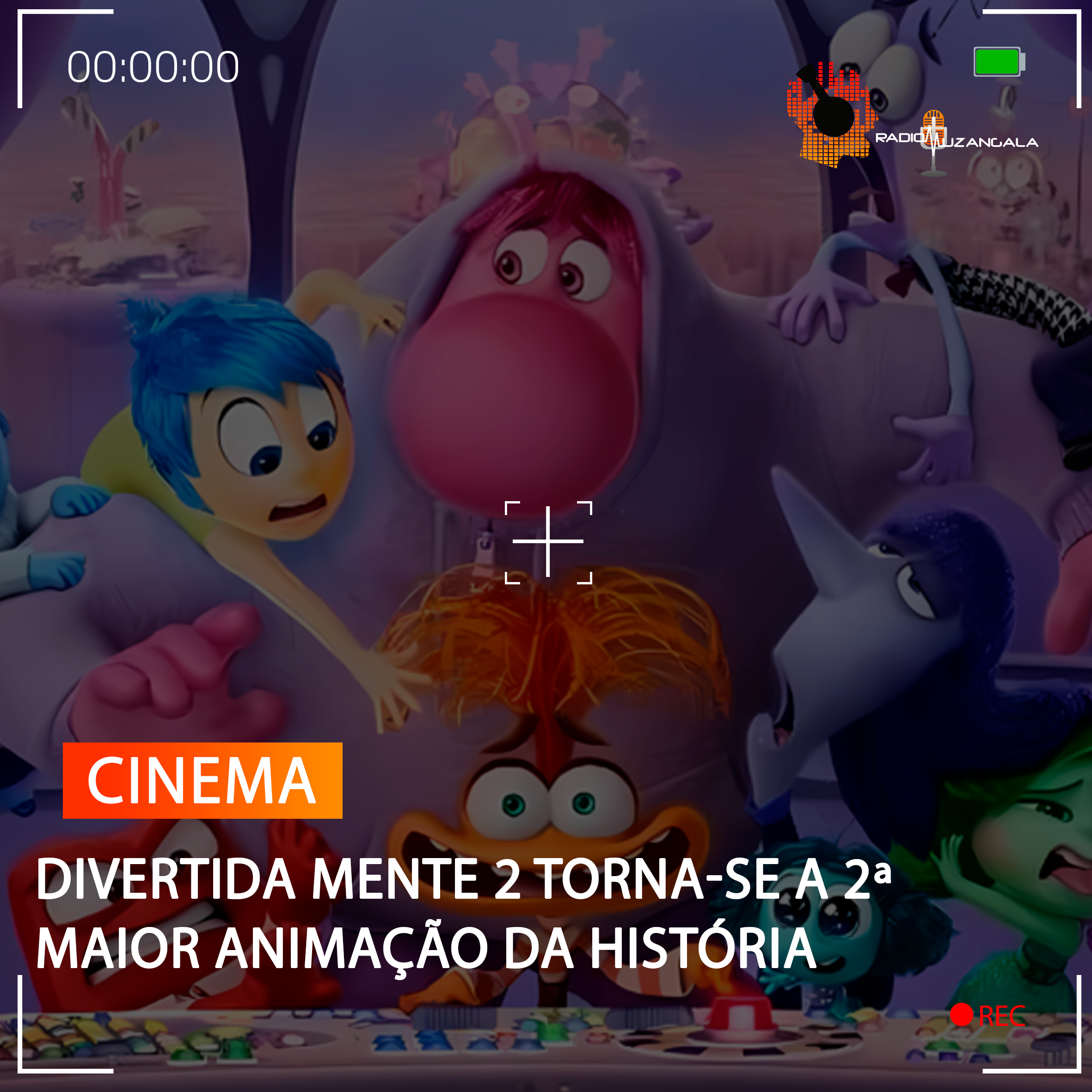  DIVERTIDA MENTE 2 TORNA-SE A 2ª MAIOR ANIMAÇÃO DA HISTÓRIA