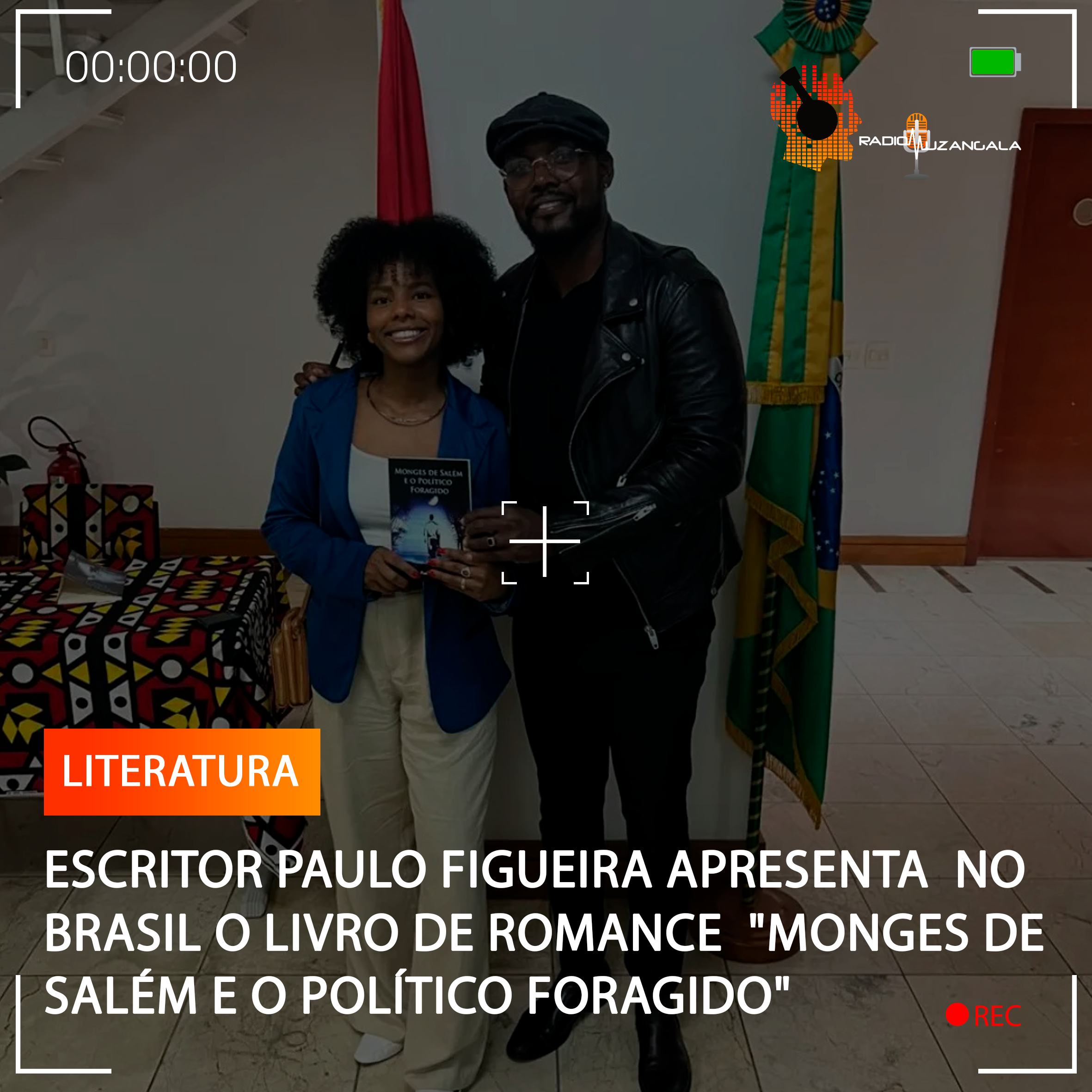  ESCRITOR PAULO FIGUEIRA APRESENTA NO BRASIL O LIVRO DE ROMANCE “MONGES DE SALÉM E O POLÍTICO FORAGIDO”