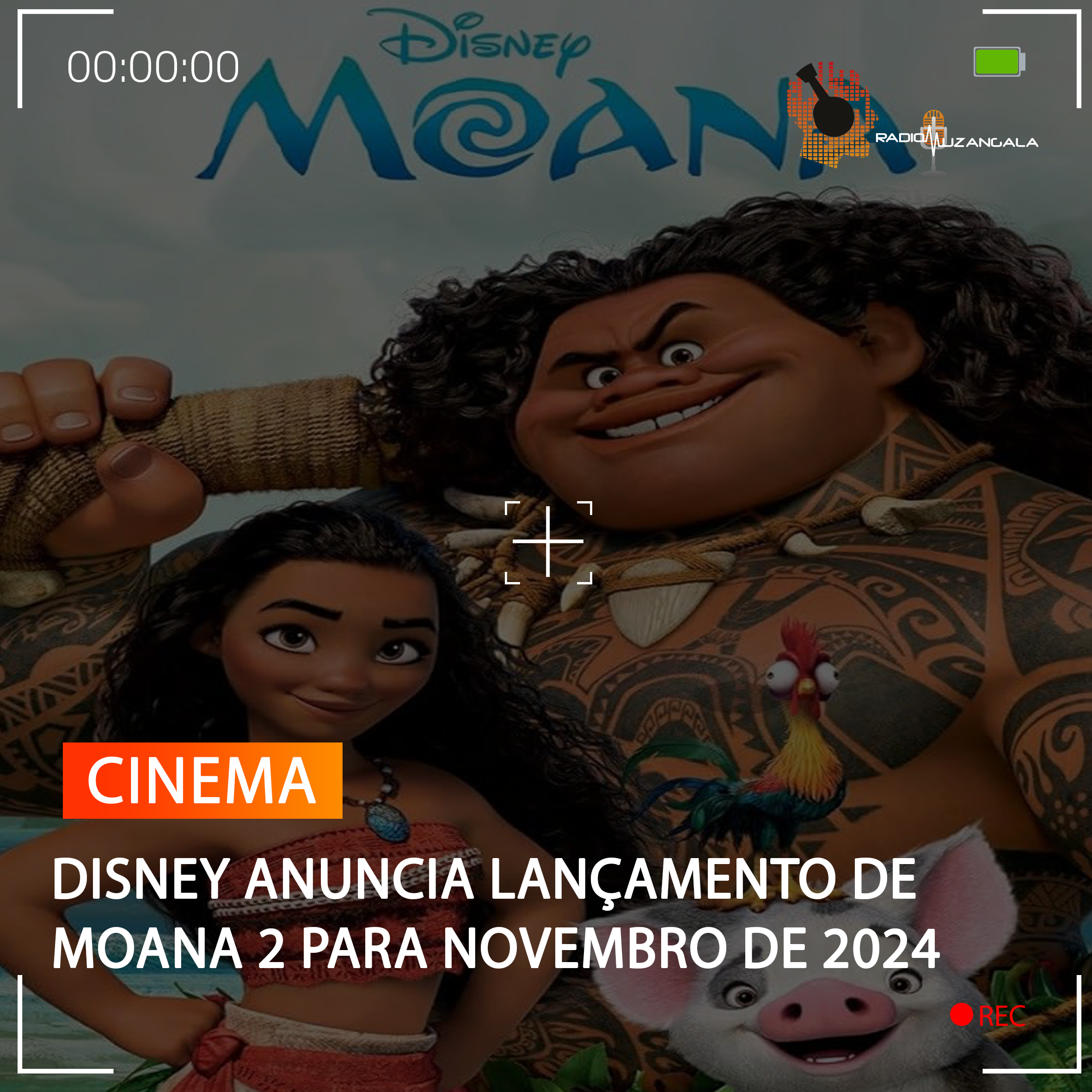  DISNEY ANUNCIA LANÇAMENTO DE MOANA 2 PARA NOVEMBRO DE 2024