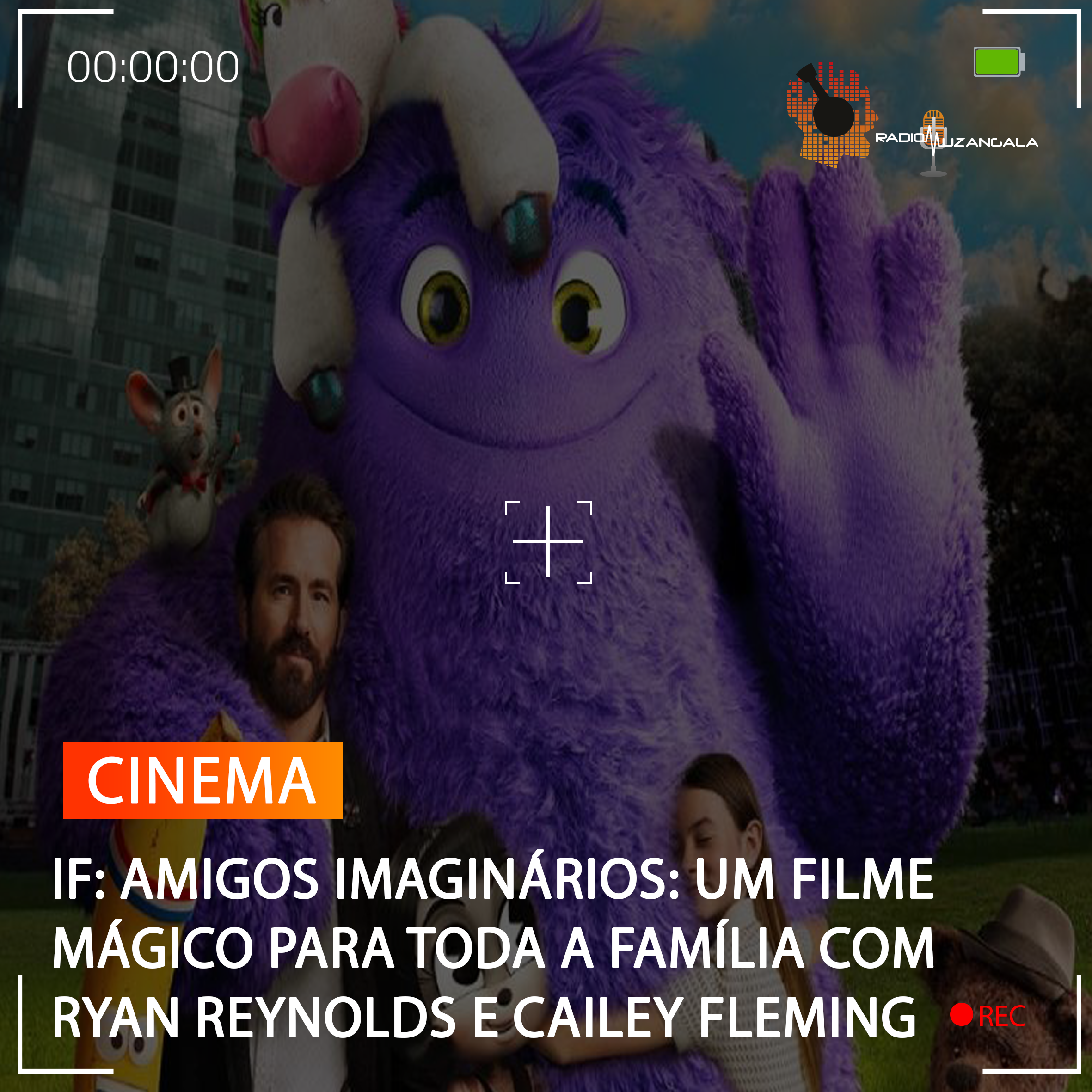  IF: AMIGOS IMAGINÁRIOS: UM FILME MÁGICO PARA TODA A FAMÍLIA COM RYAN REYNOLDS E CAILEY FLEMING”