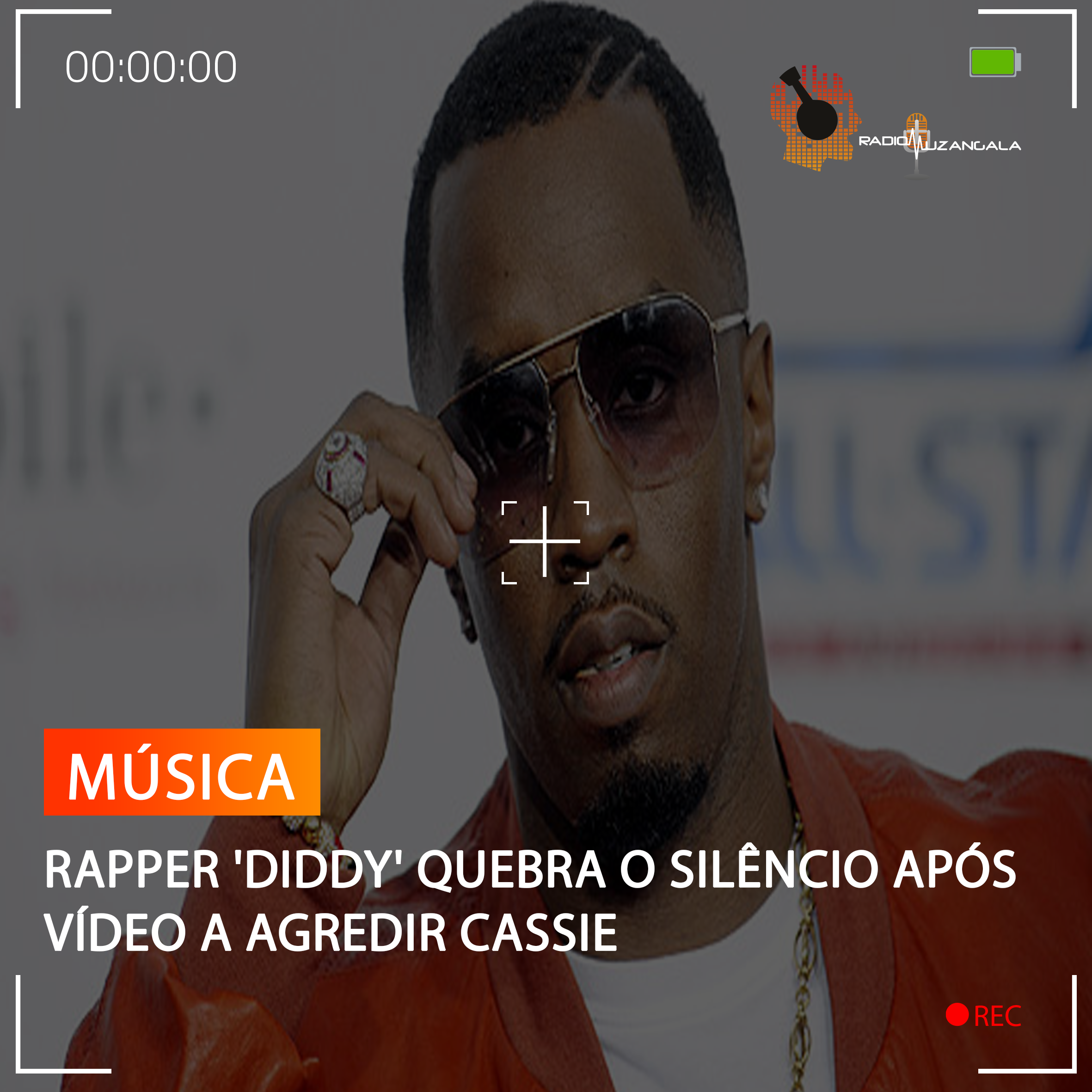  RAPPER ‘DIDDY’ QUEBRA O SILÊNCIO APÓS VÍDEO A AGREDIR CASSIE