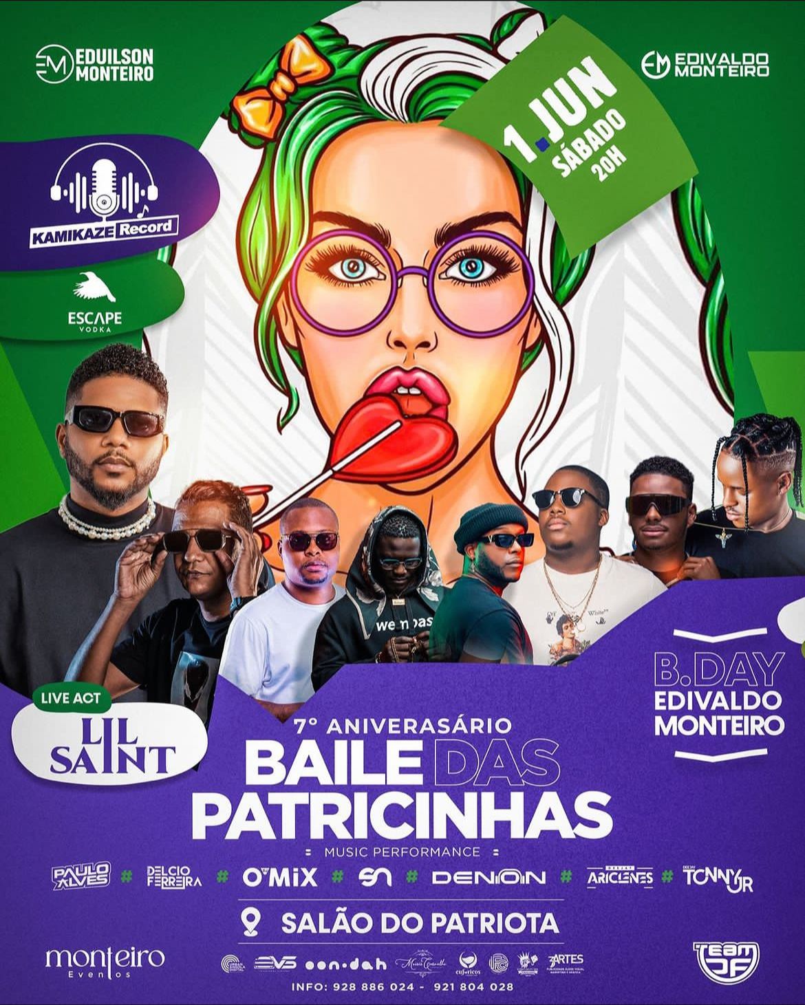  7º ANIVERSÁRIO BAILE DAS PATRICINHAS B-DAY