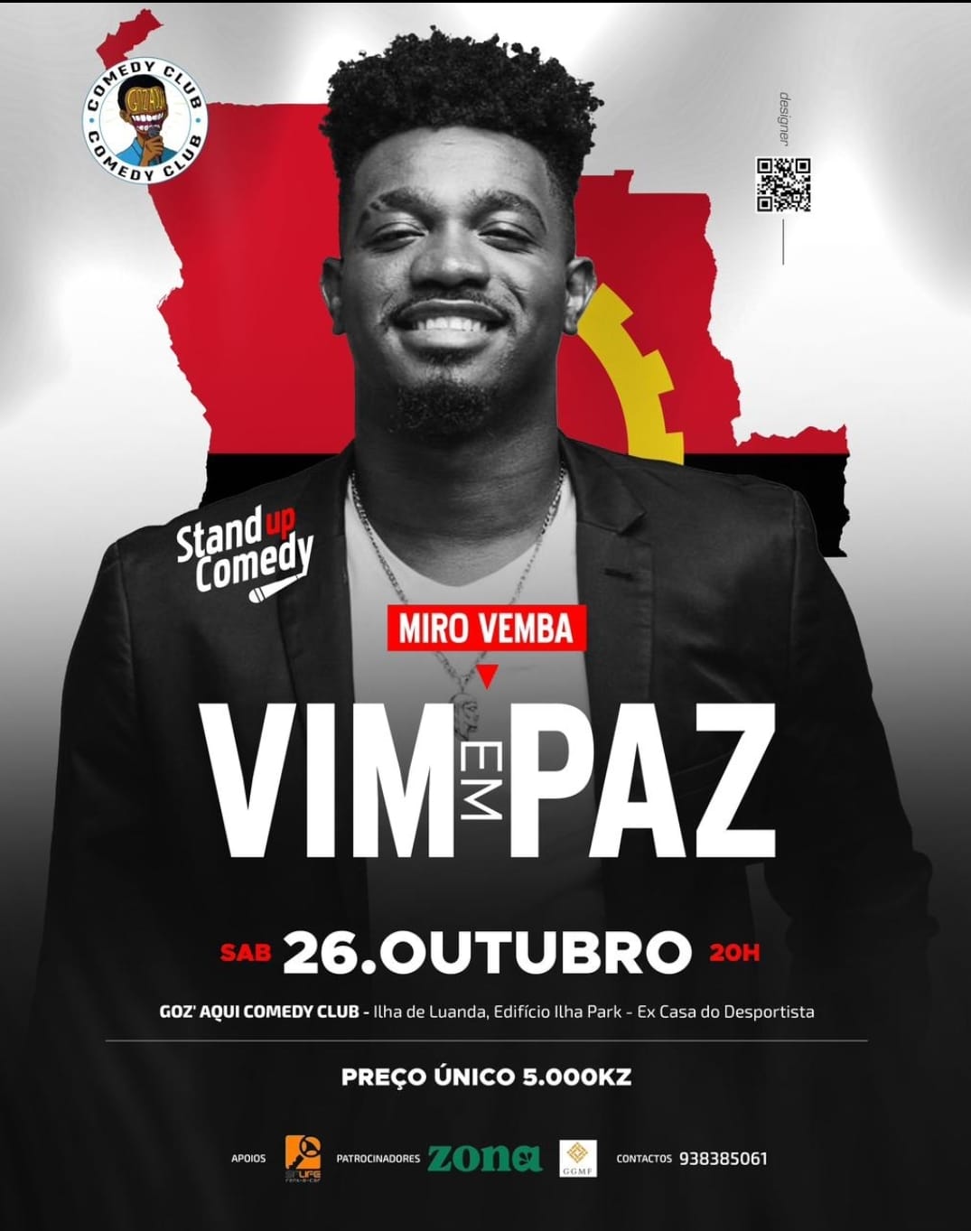  STAND UP COMEDY “VIM EM PAZ”