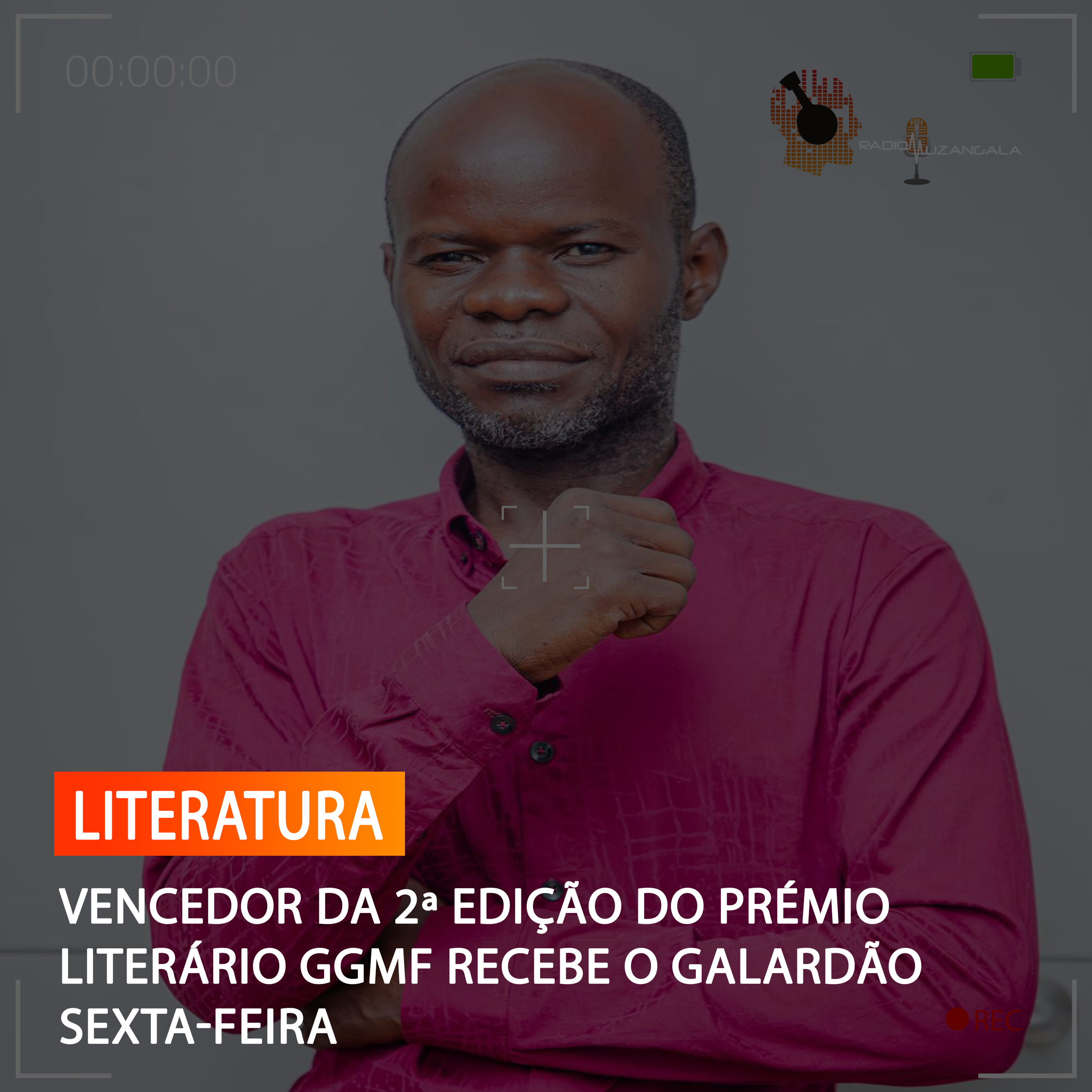VENCEDOR DA 2ª EDIÇÃO DO PRÉMIO LITERÁRIO GGMF RECEBE O GALARDÃO SEXTA-FEIRA