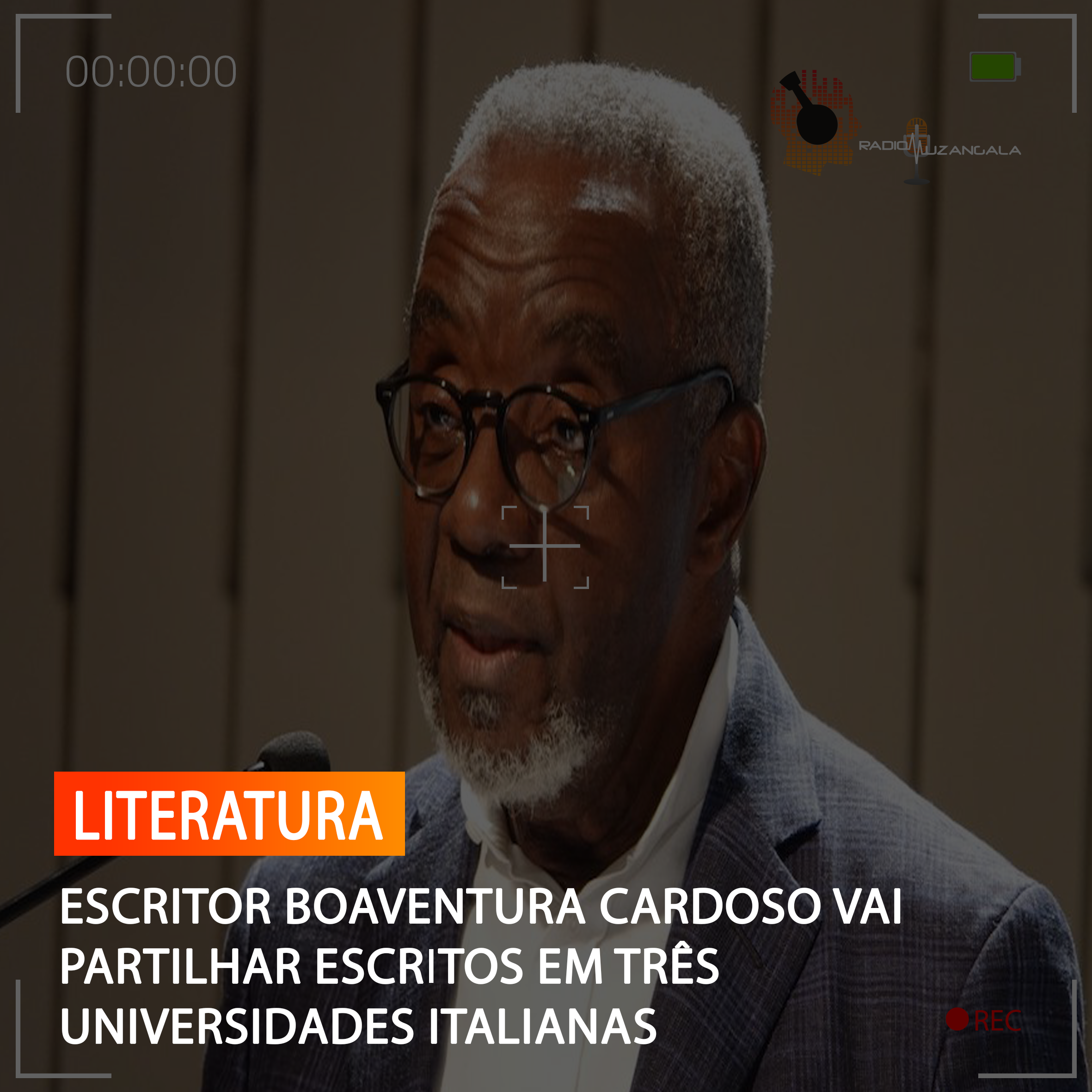  ESCRITOR BOAVENTURA CARDOSO VAI PARTILHAR ESCRITOS EM TRÊS UNIVERSIDADES ITALIANAS