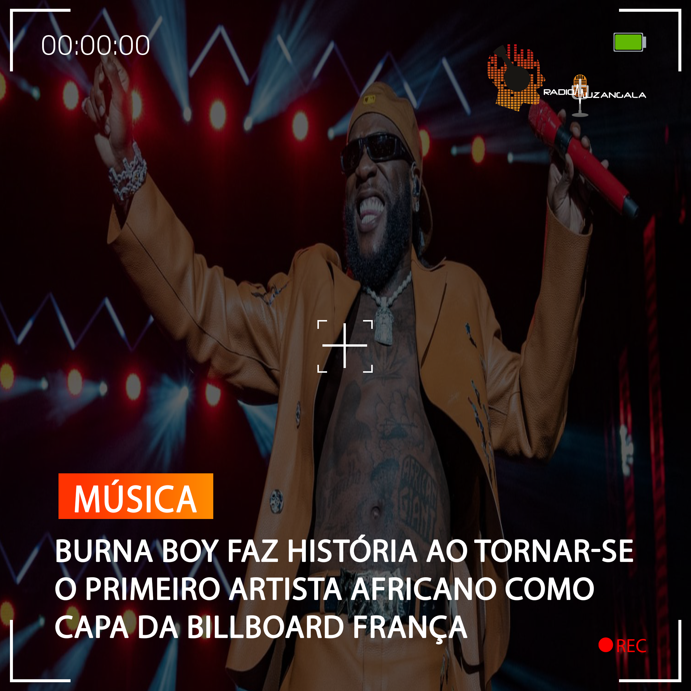  BURNA BOY FAZ HISTÓRIA AO TORNAR-SE O PRIMEIRO ARTISTA AFRICANO COMO CAPA  DA BILLBOARD FRANÇA