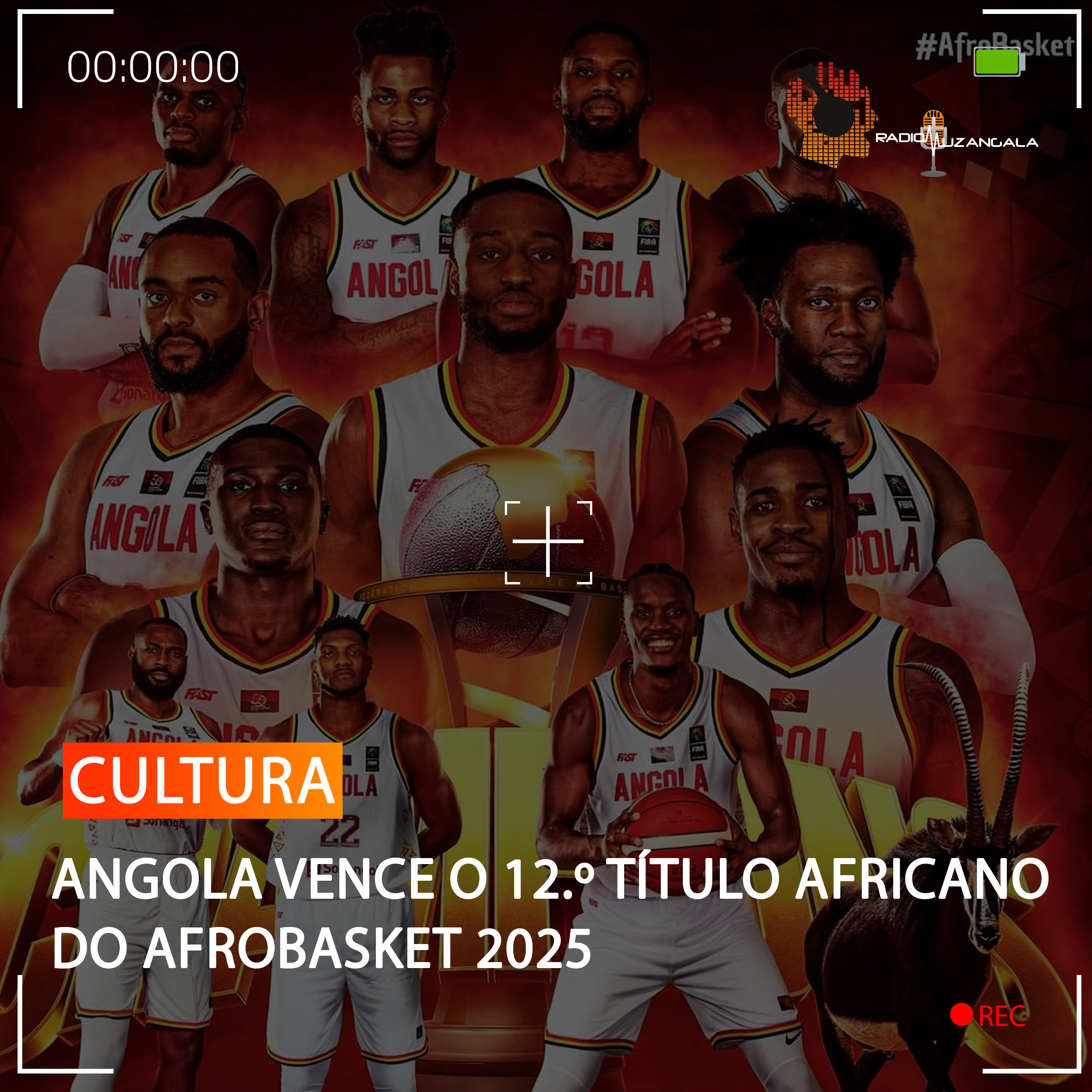 ANGOLA VENCE O 12.º TÍTULO AFRICANO DO AFROBASKET 2025
