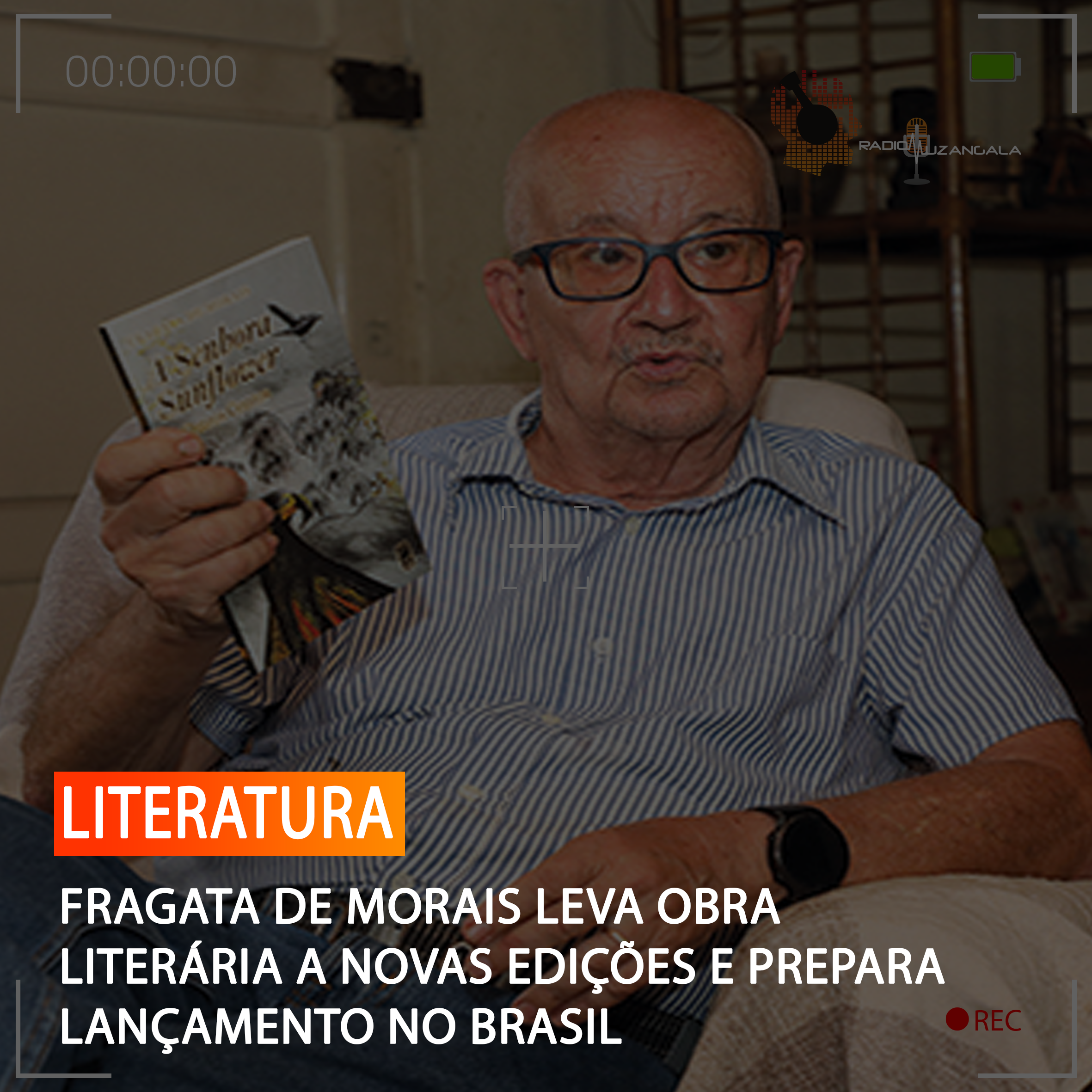 FRAGATA DE MORAIS LEVA OBRA LITERÁRIA A NOVAS EDIÇÕES E PREPARA LANÇAMENTO NO BRASIL