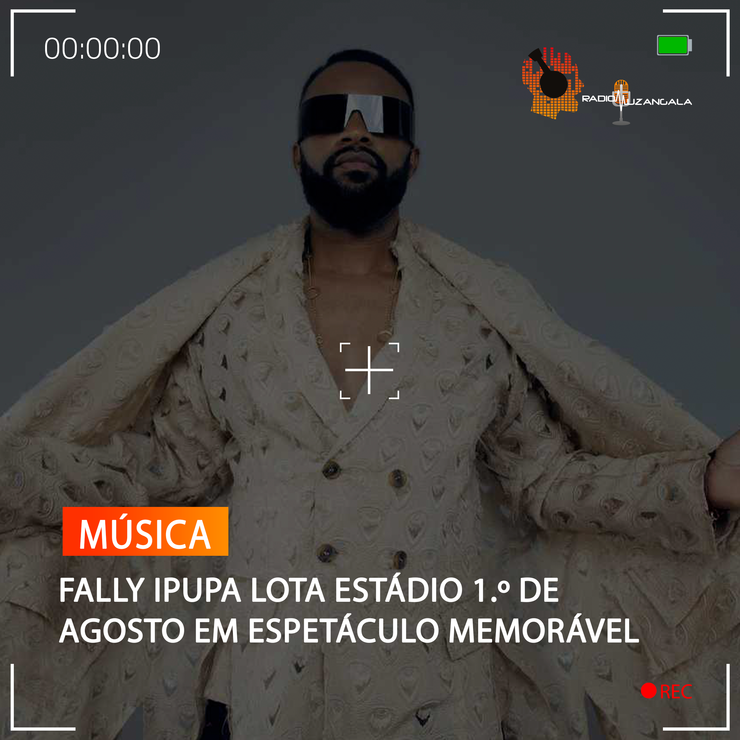 FALLY IPUPA LOTA ESTÁDIO 1.º DE AGOSTO EM ESPETÁCULO MEMORÁVEL
