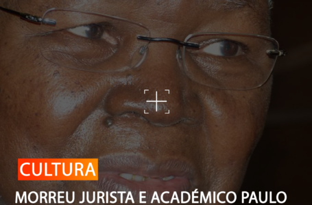 MORREU JURISTA E ACADÉMICO PAULO TCHIPILICA
