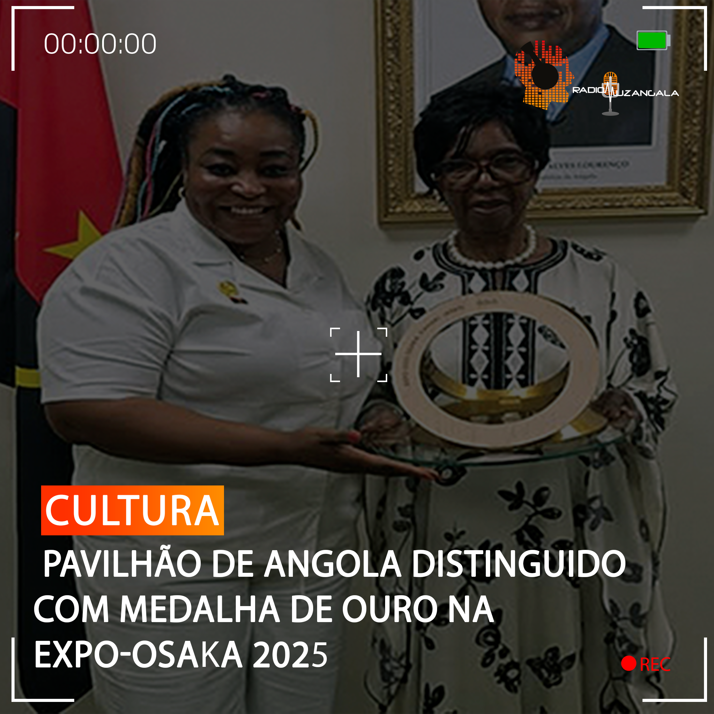 PAVILHÃO DE ANGOLA DISTINGUIDO COM MEDALHA DE OURO NA EXPO-OSAKA 2025