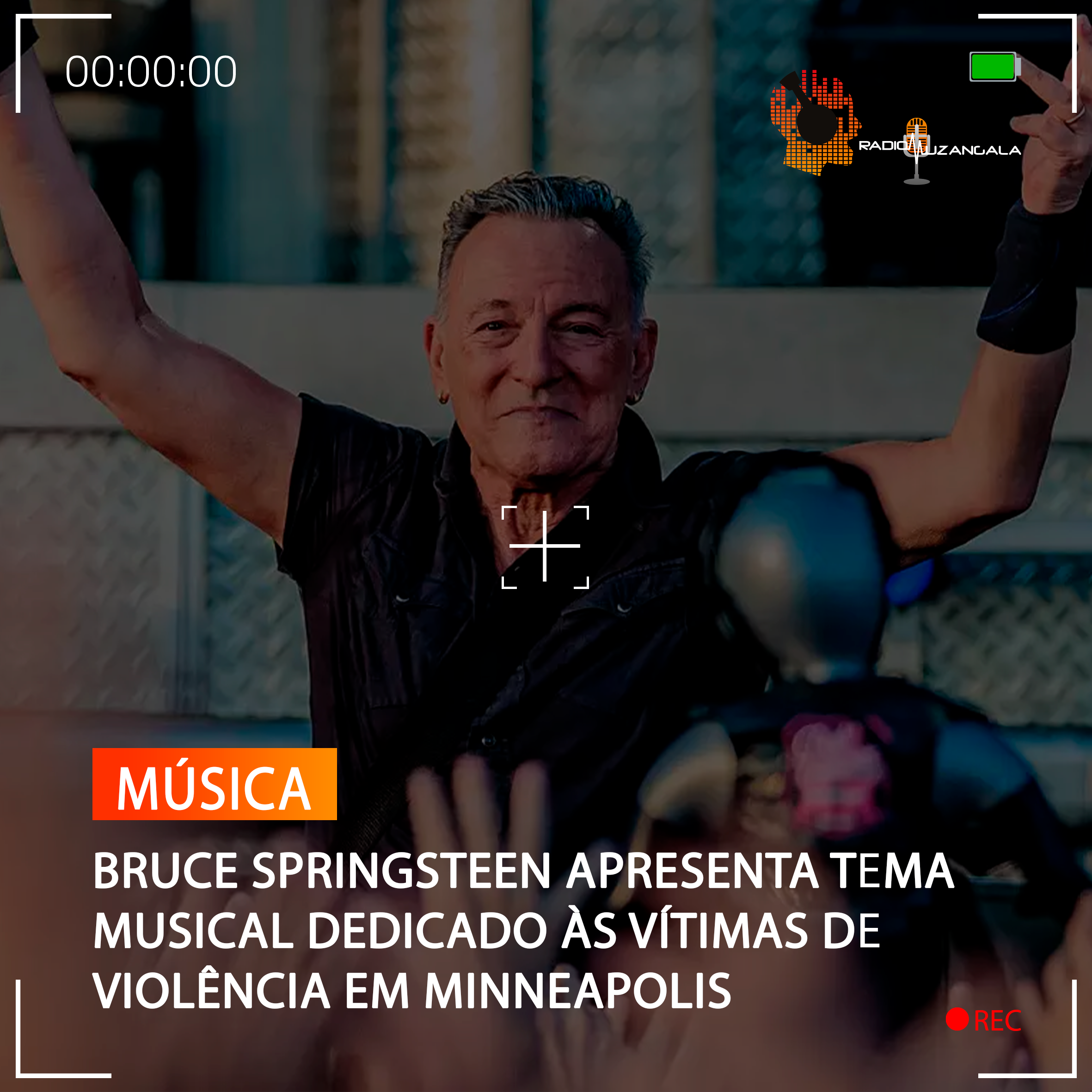 BRUCE SPRINGSTEEN APRESENTA TEMA MUSICAL DEDICADO ÀS VÍTIMAS DE VIOLÊNCIA EM MINNEAPOLIS