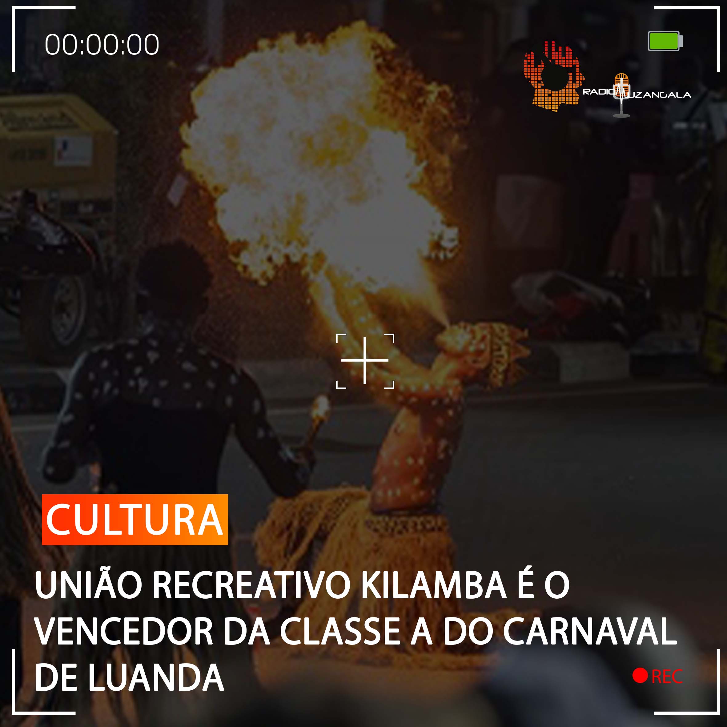  UNIÃO RECREATIVO KILAMBA É O VENCEDOR DA CLASSE A DO CARNAVAL DE LUANDA