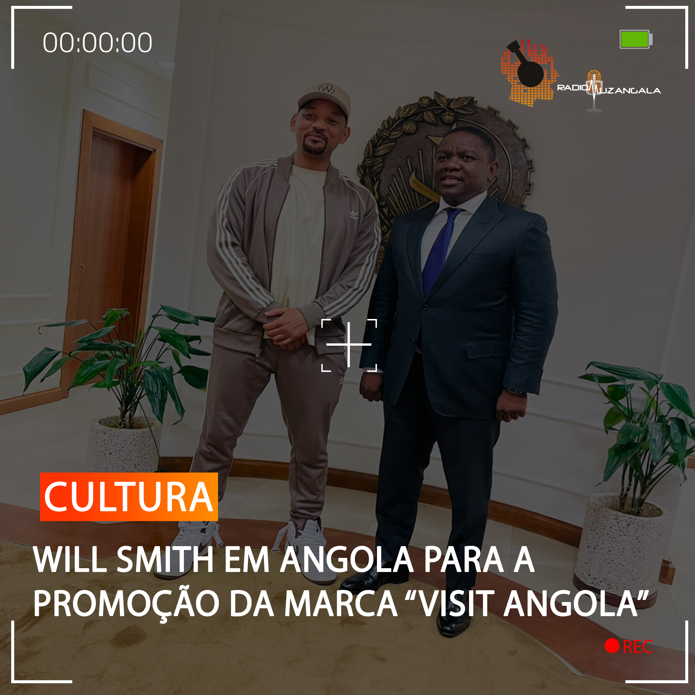  WILL SMITH EM ANGOLA PARA A PROMOÇÃO DA MARCA “VISIT ANGOLA”