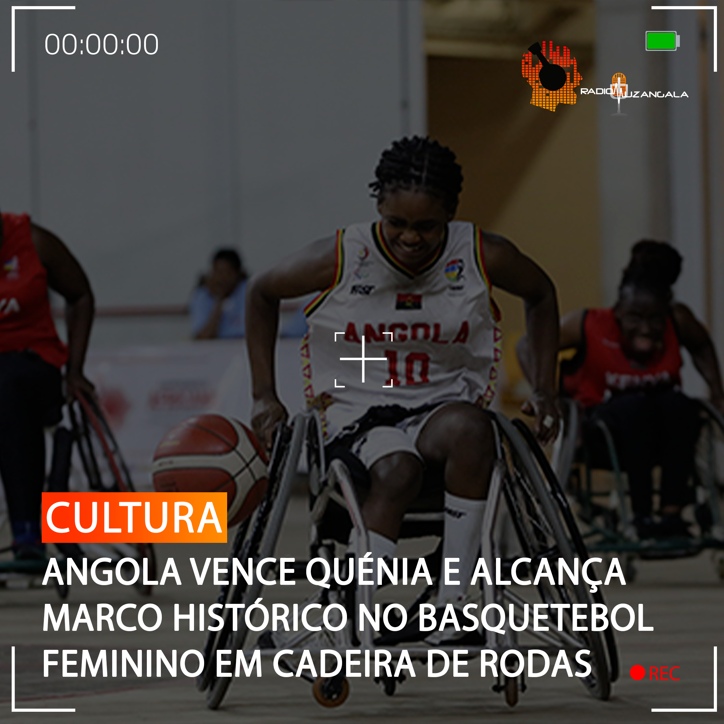  ANGOLA VENCE QUÉNIA E ALCANÇA MARCO HISTÓRICO NO BASQUETEBOL FEMININO EM CADEIRA DE RODAS