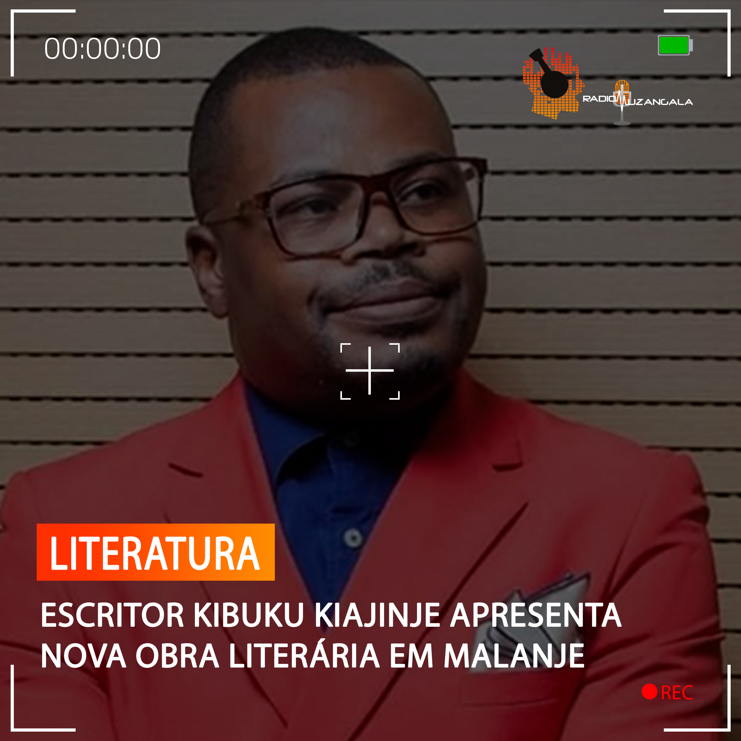 ESCRITOR KIBUKU KIAJINJE APRESENTA NOVA OBRA LITERÁRIA EM MALANJE