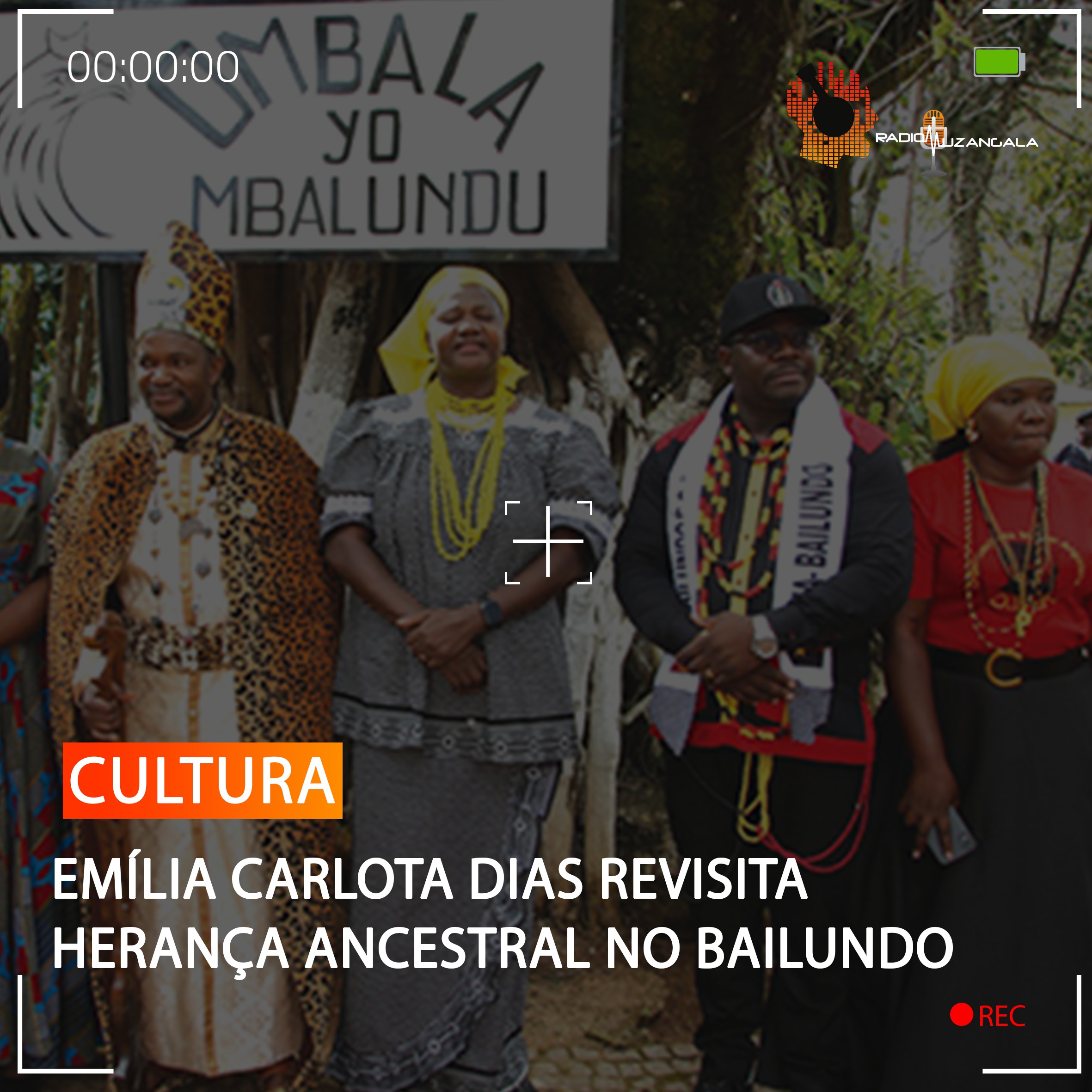  EMÍLIA CARLOTA DIAS REVISITA HERANÇA ANCESTRAL NO BAILUNDO