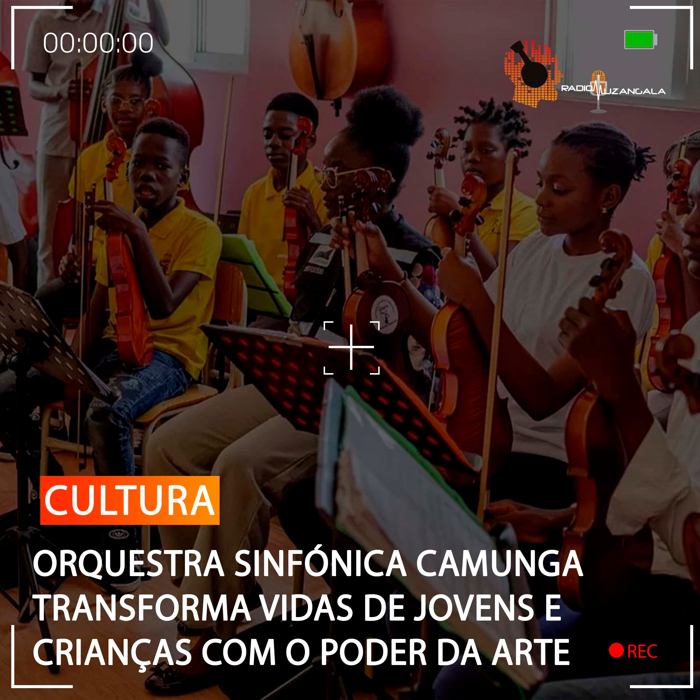  ORQUESTRA SINFÓNICA CAMUNGA TRANSFORMA VIDAS DE JOVENS E CRIANÇAS COM O PODER DA ARTE