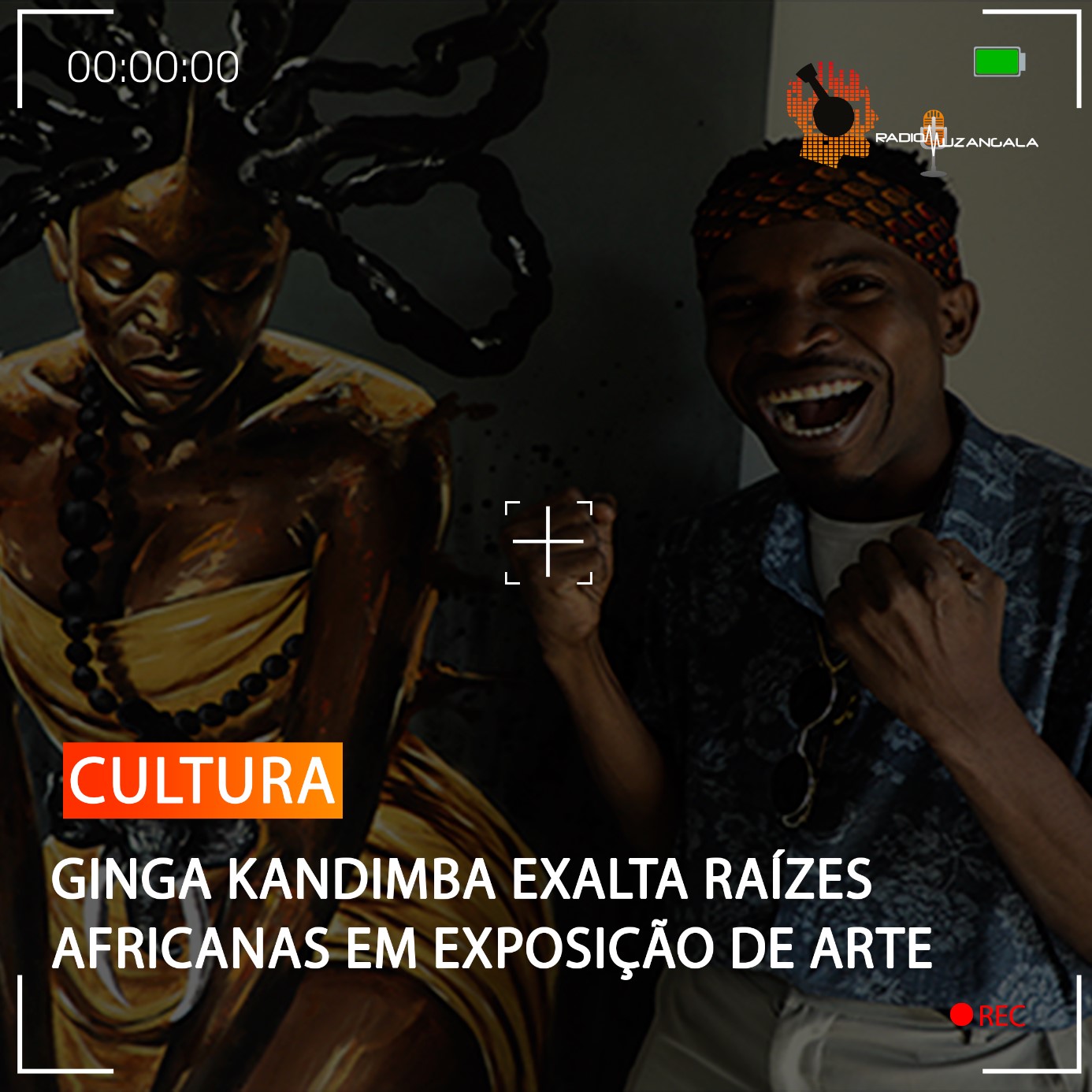  GINGA KANDIMBA EXALTA RAÍZES AFRICANAS EM EXPOSIÇÃO DE ARTE
