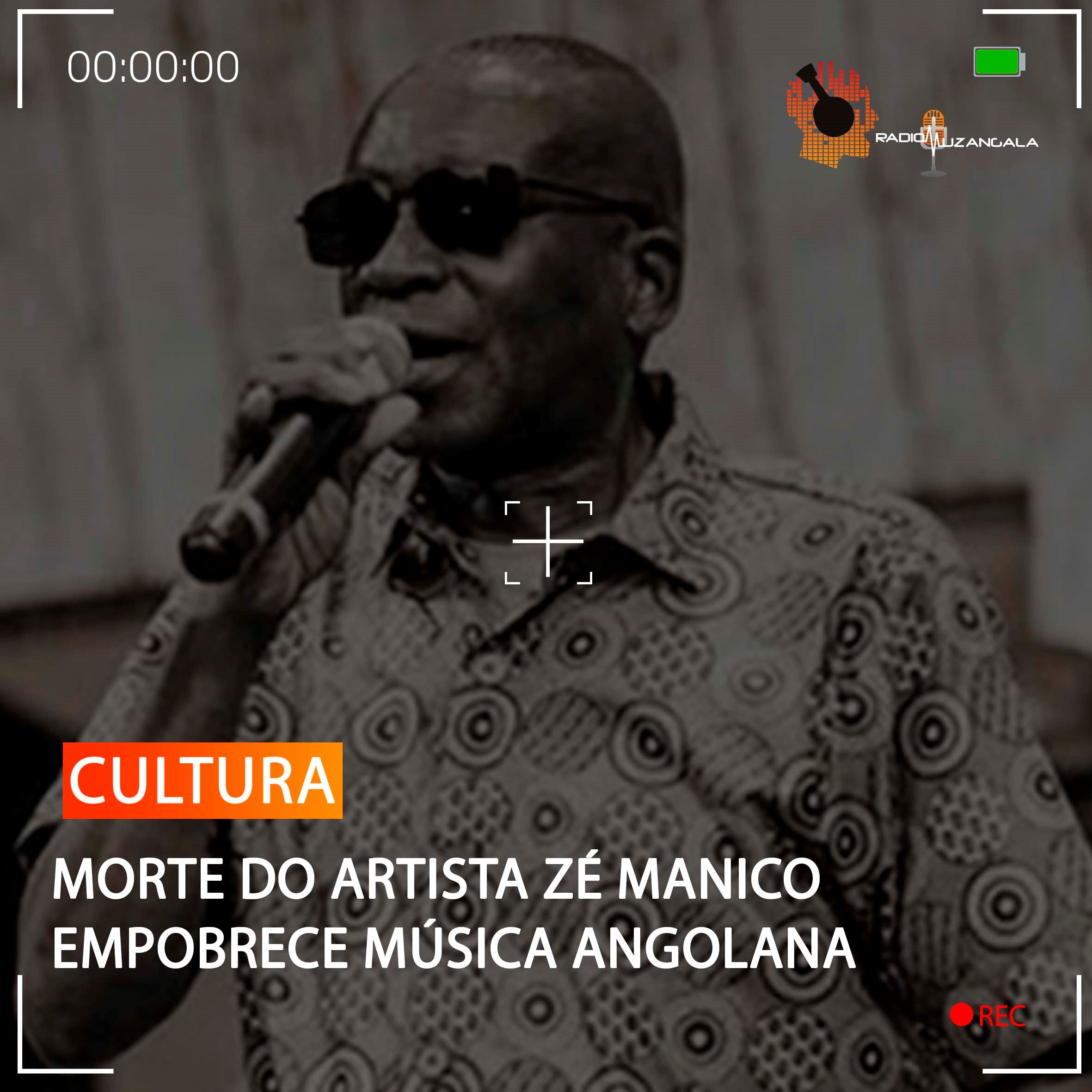  MORTE DO ARTISTA ZÉ MANICO EMPOBRECE MÚSICA ANGOLANA