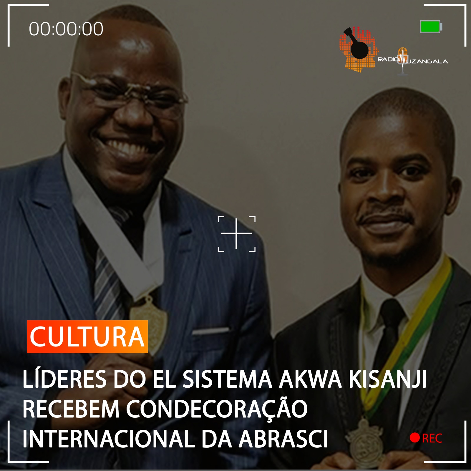  LÍDERES DO EL SISTEMA AKWA KISANJI RECEBEM CONDECORAÇÃO INTERNACIONAL DA ABRASCI