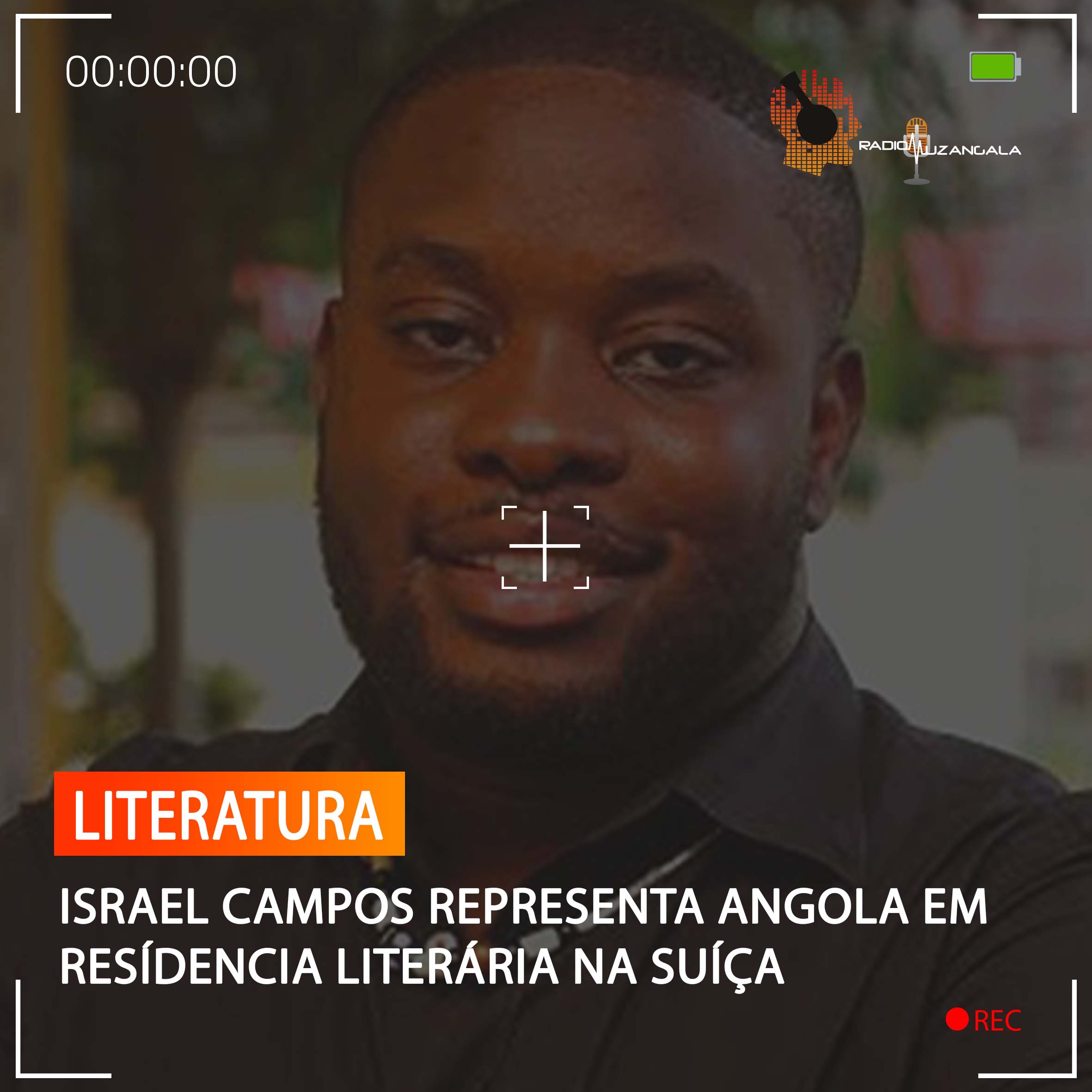  ISRAEL CAMPOS REPRESENTA ANGOLA EM RESÍDENCIA LITERÁRIA NA SUÍÇA