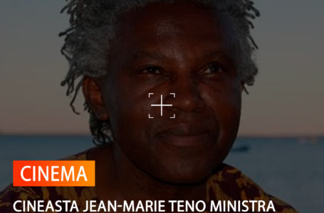 CINEASTA JEAN-MARIE TENO MINISTRA OFICINA DE DOCUMENTÁRIO EM LUANDA
