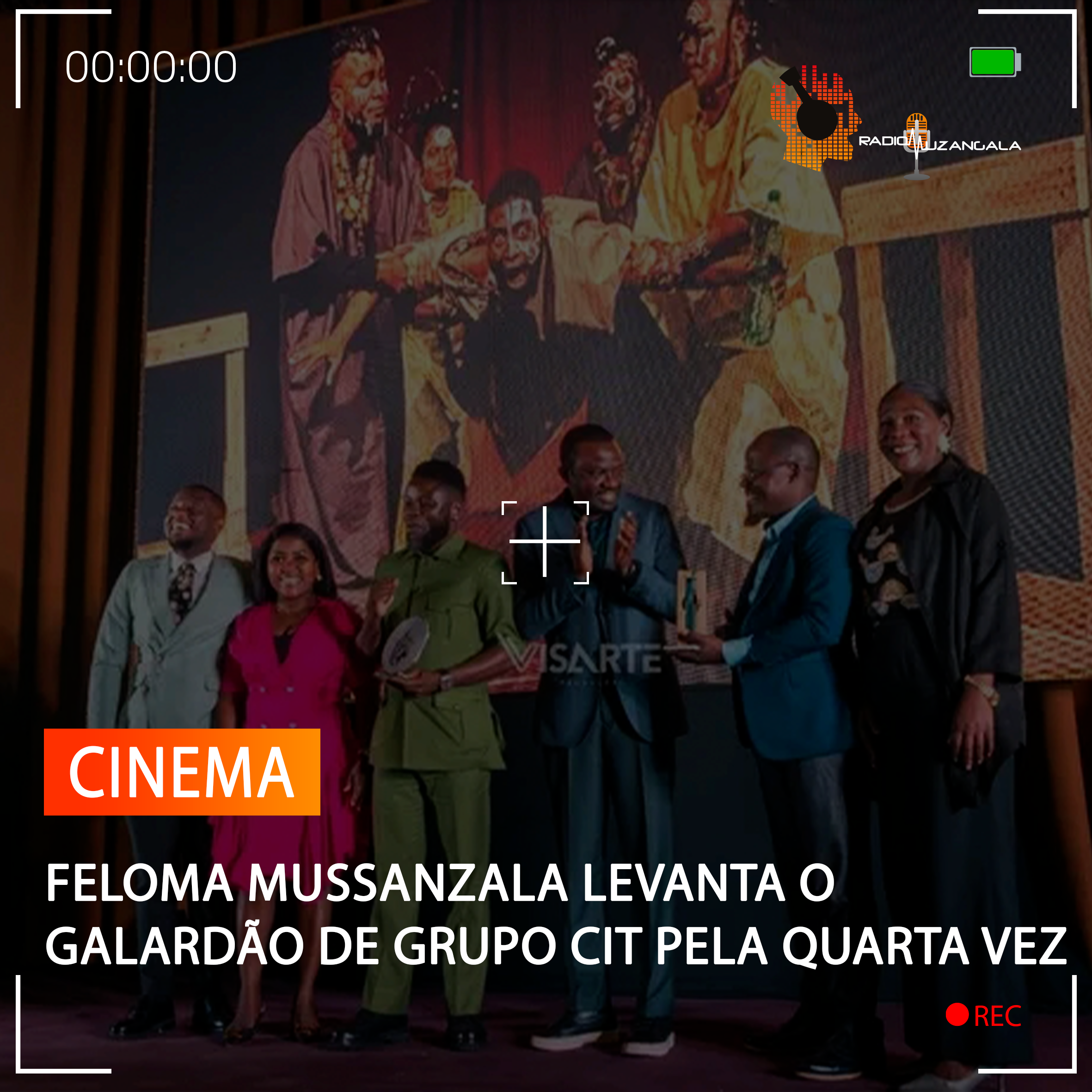  FELOMA MUSSANZALA LEVANTA GALARDÃO DE GRUPO CIT PELA QUARTA VEZ