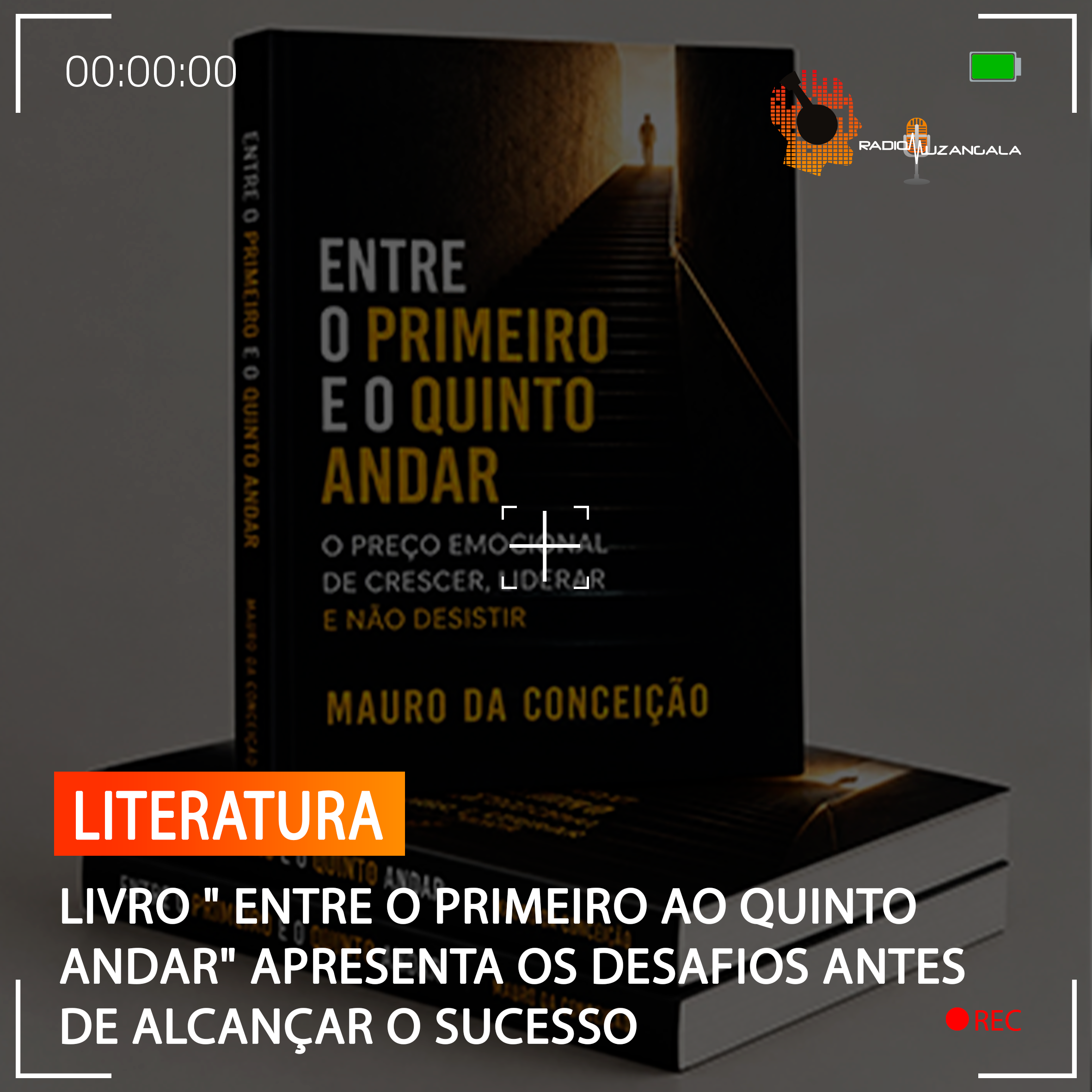  LIVRO ” ENTRE O PRIMEIRO AO QUINTO ANDAR” APRESENTA OS DESAFIOS ANTES DE ALCANÇAR O SUCESSO