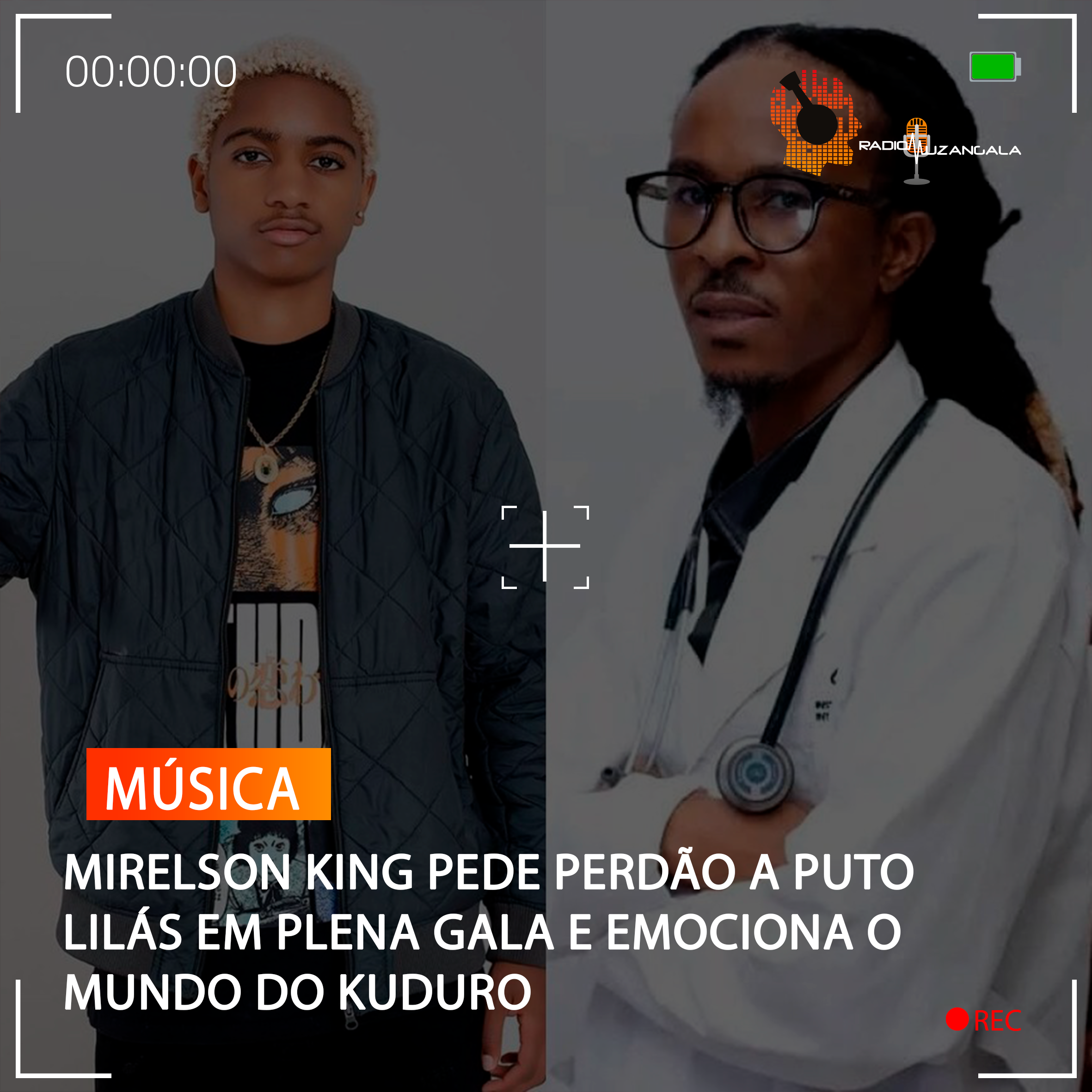  MIRELSON KING PEDE PERDÃO A PUTO LILÁS EM PLENA GALA E EMOCIONA O MUNDO DO KUDURO