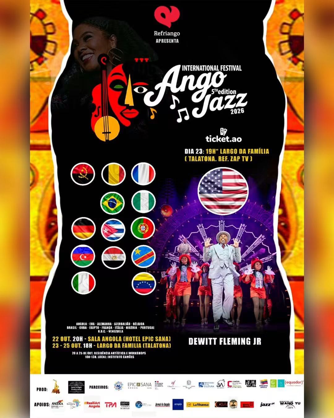  INTERNATIONAL FESTIVAL ANGOJAZZ 5TH ED. 2026 (23 OUT)