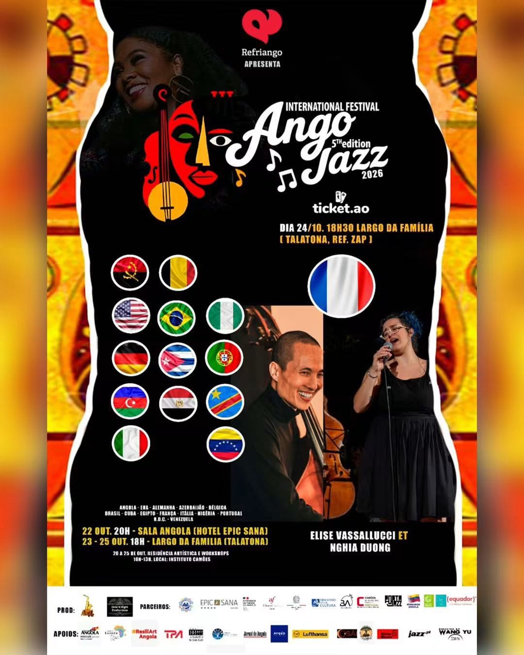 INTERNATIONAL FESTIVAL ANGOJAZZ 5TH ED. 2026 (24 OUT)